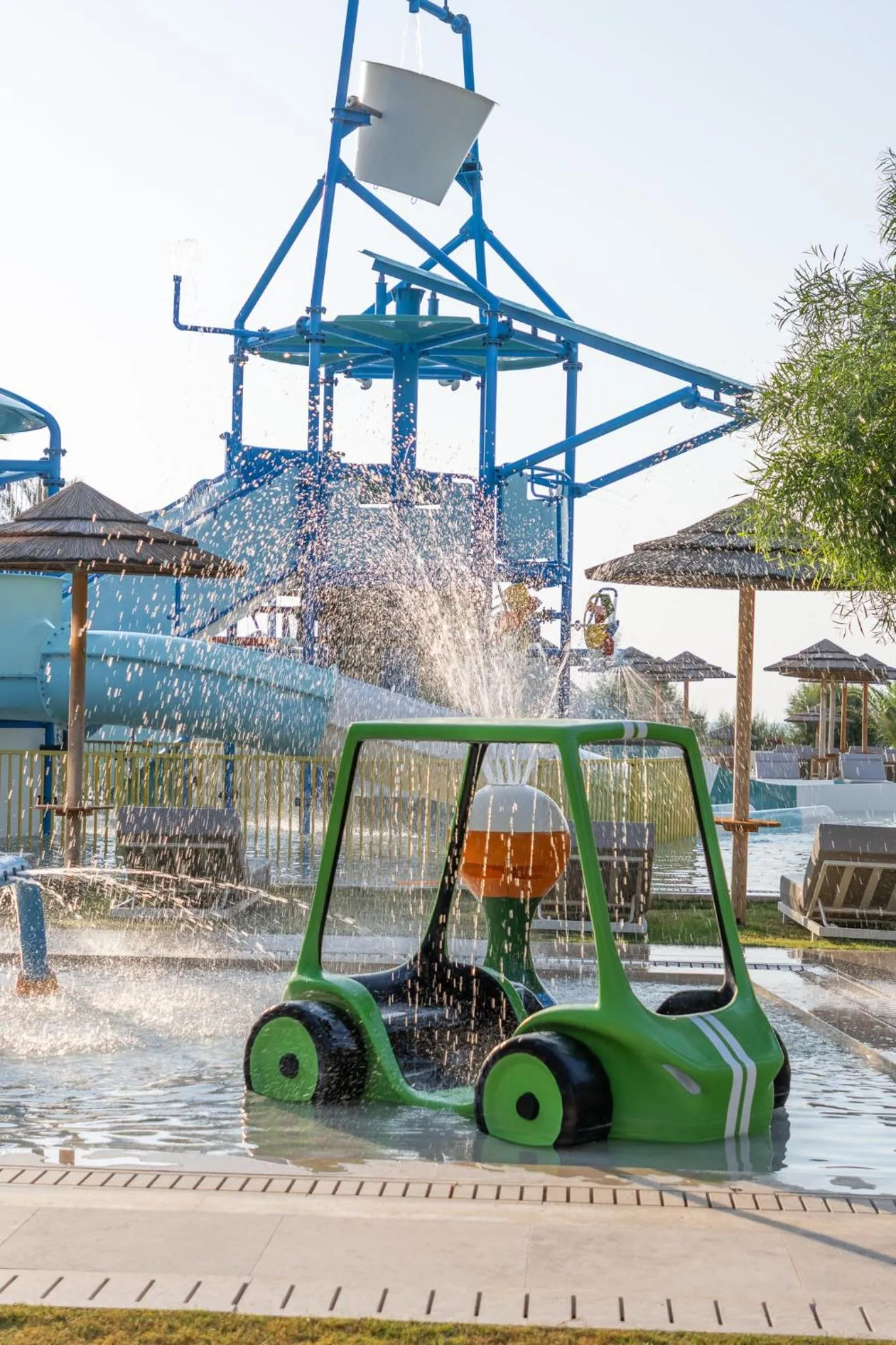 Aqua park in Pegasos Deluxe Beach Hotel