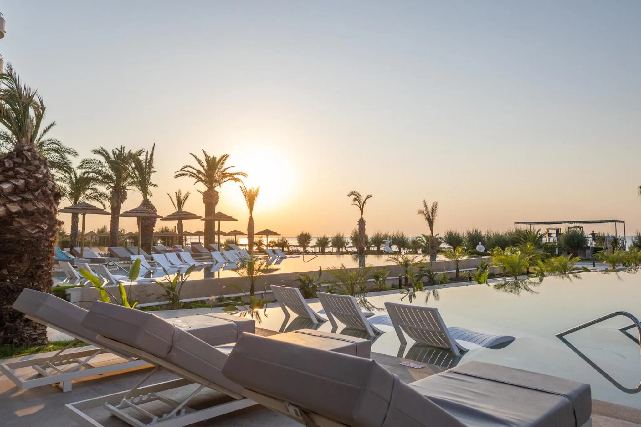 Swimming pool in Pegasos Deluxe Beach Hotel