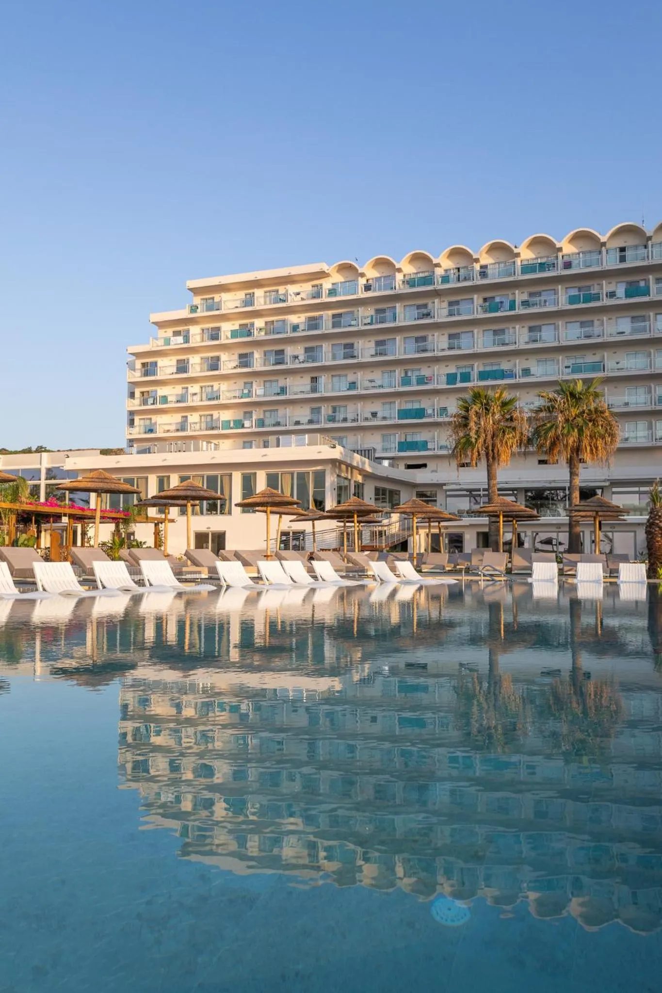 Property building in Pegasos Deluxe Beach Hotel