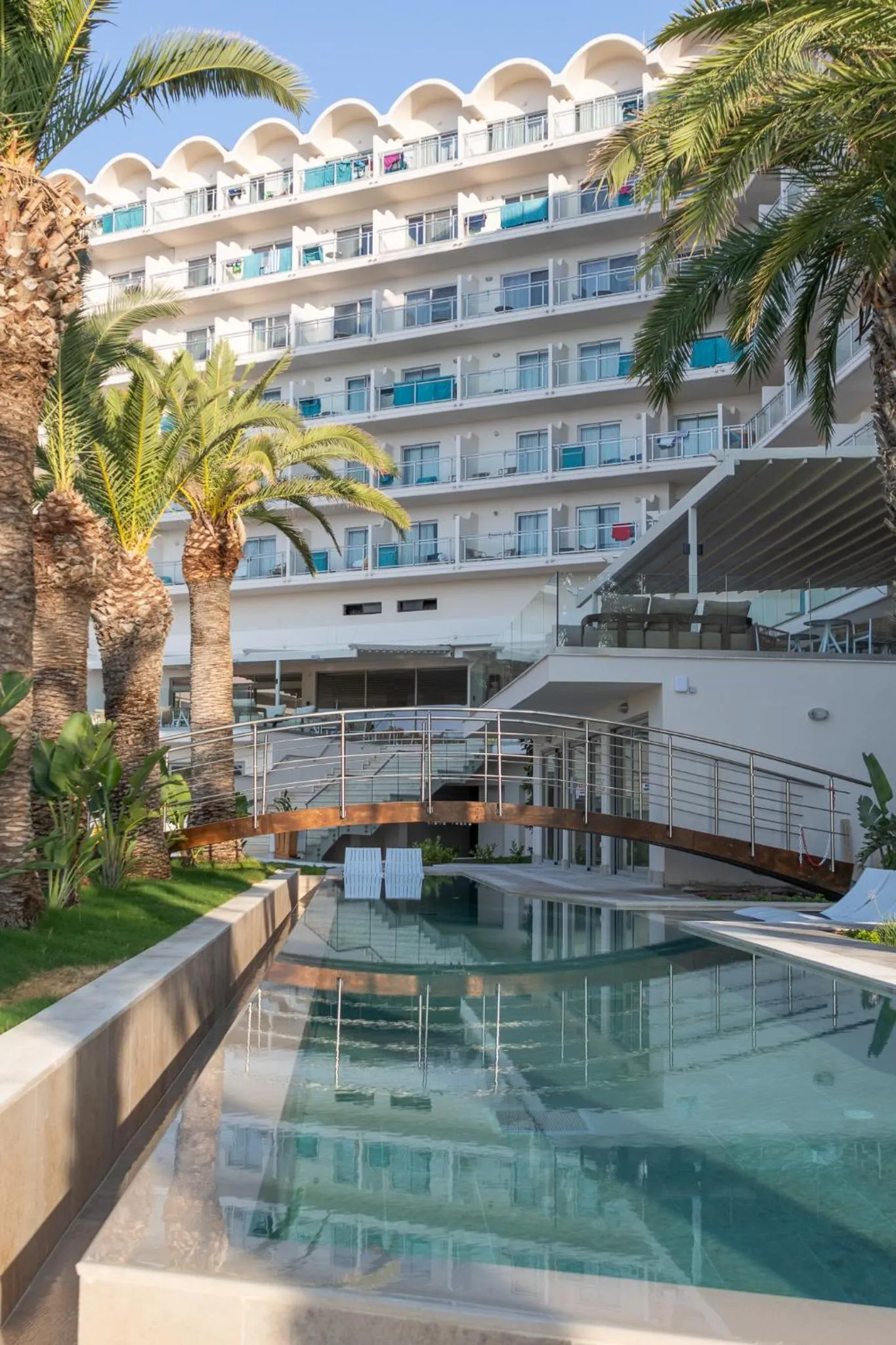 Property building in Pegasos Deluxe Beach Hotel