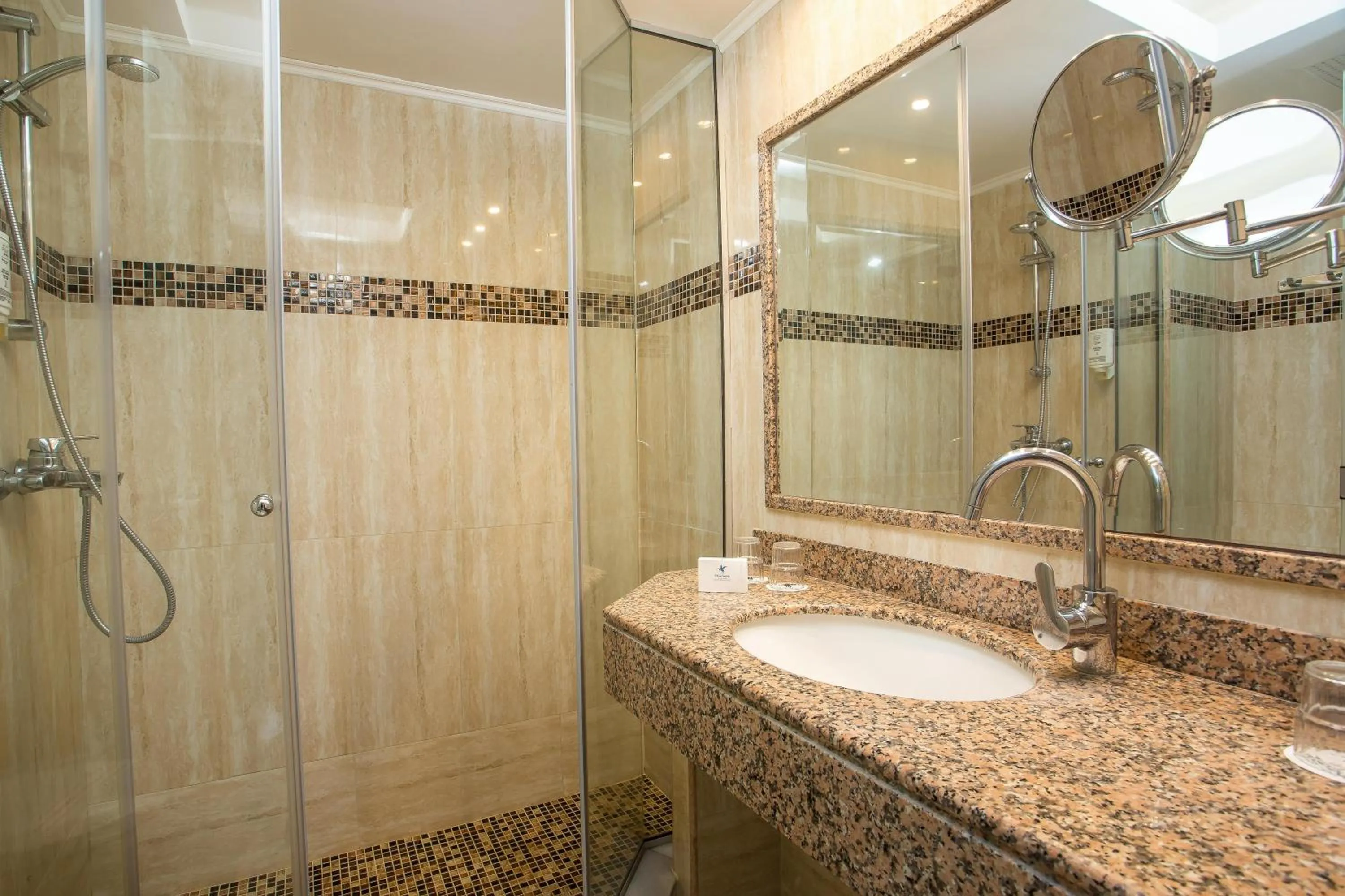 Bathroom in Pegasos Deluxe Beach Hotel