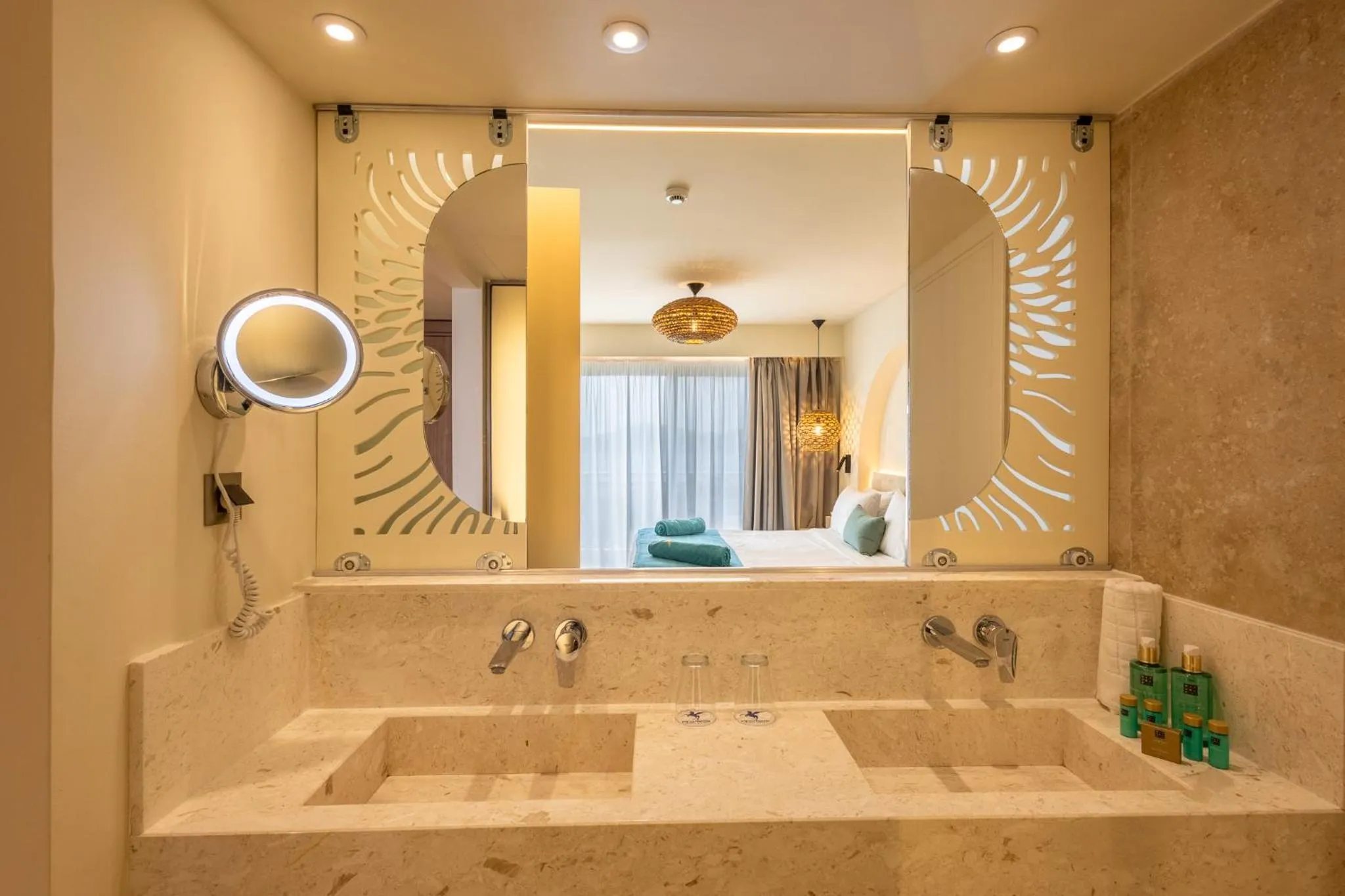 Bathroom in Pegasos Deluxe Beach Hotel