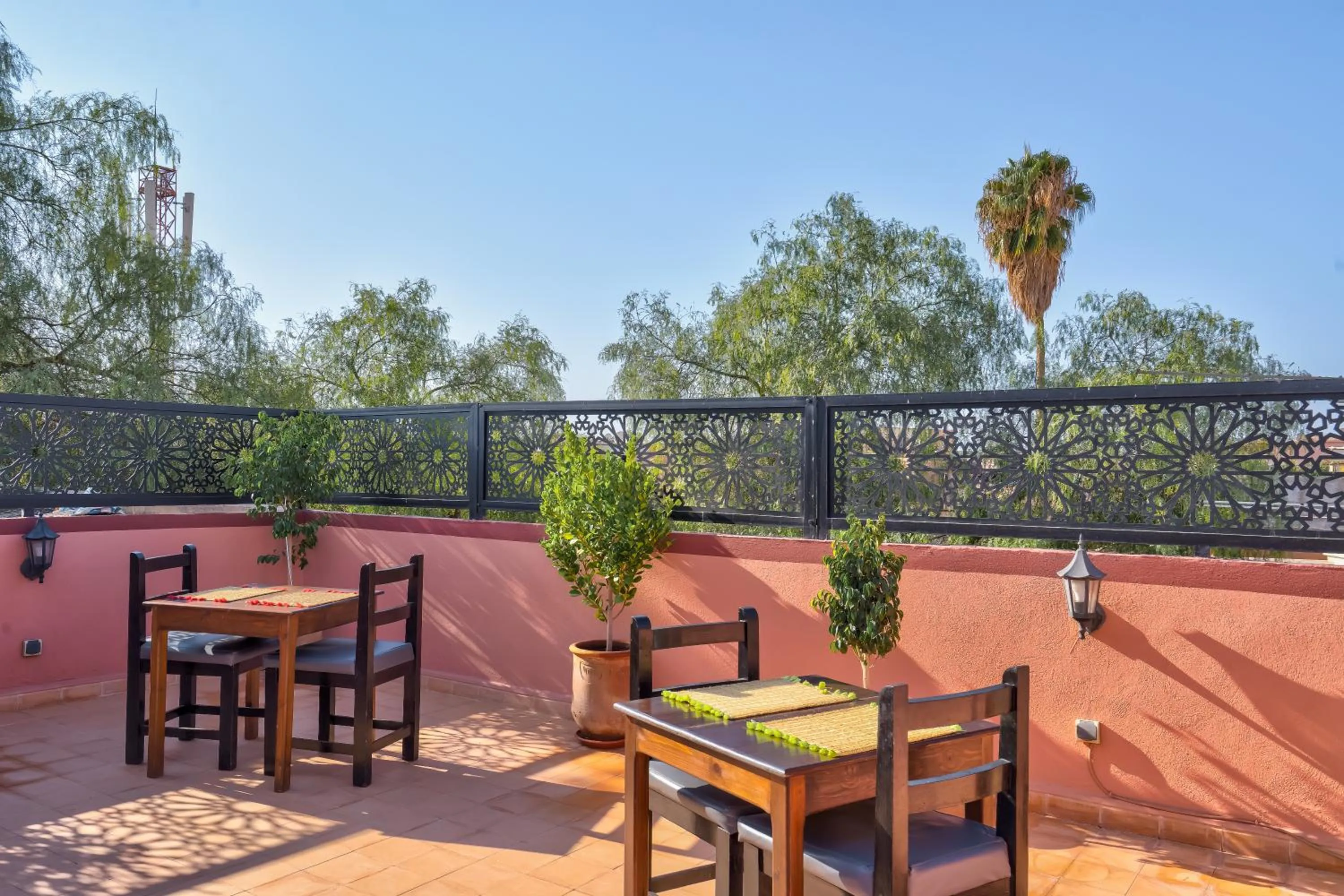 Balcony/Terrace in Riad Marwa Marrakech