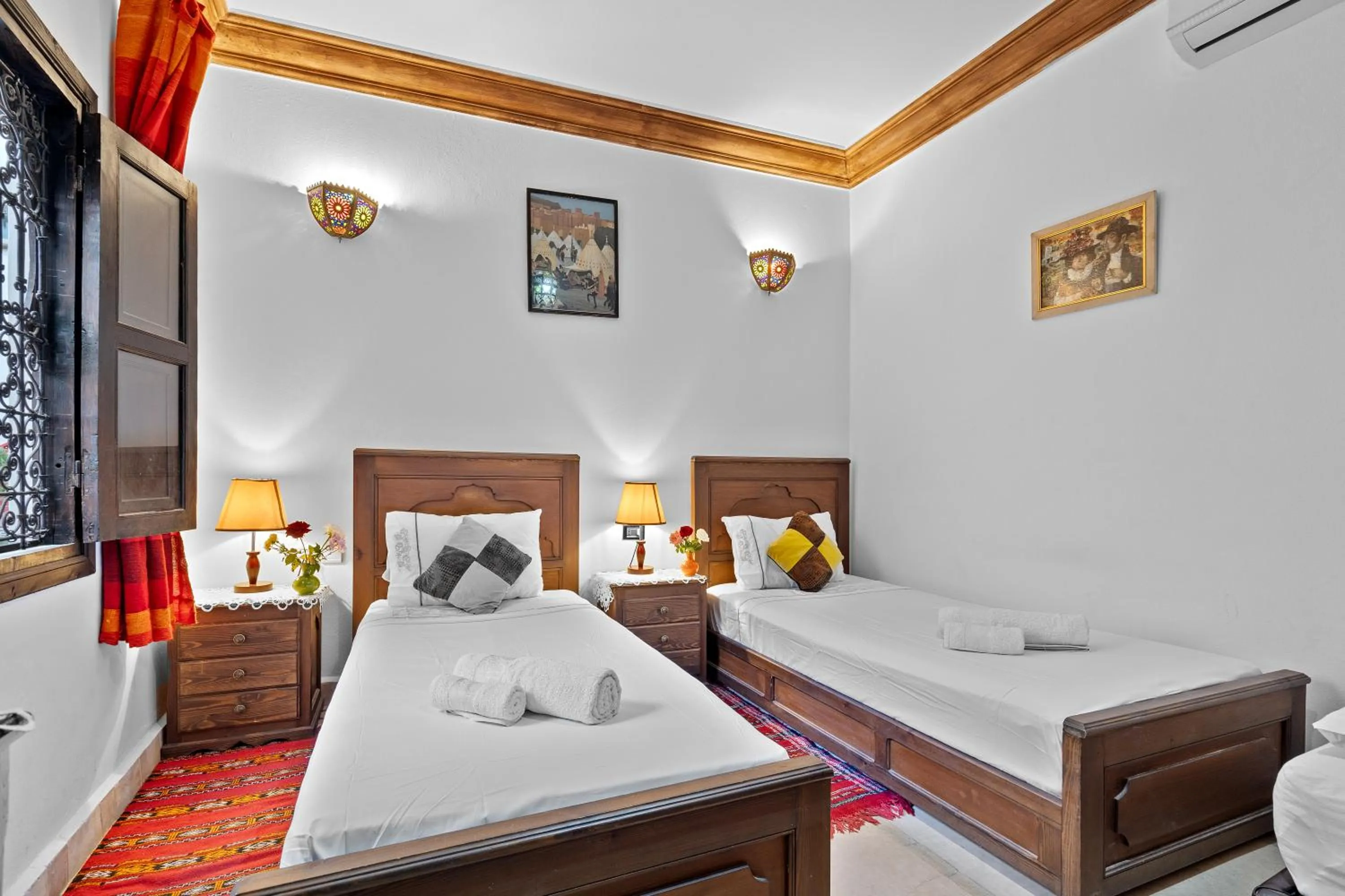 Bed in Riad Marwa Marrakech