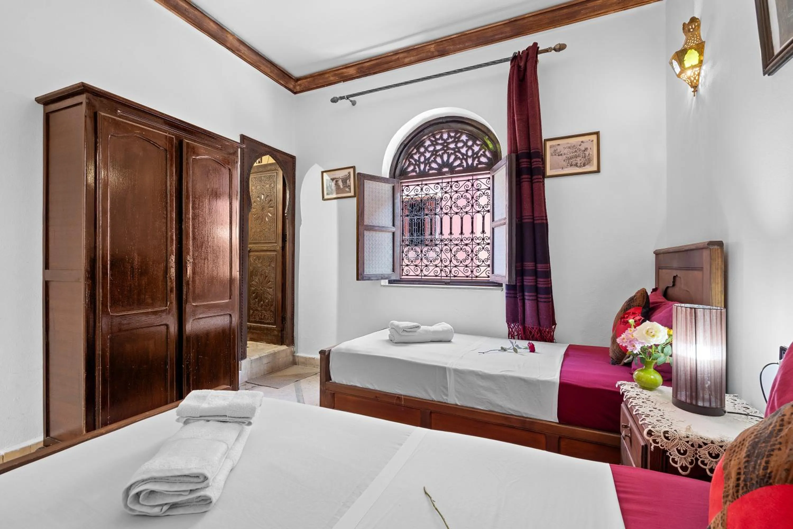 Bed in Riad Marwa Marrakech