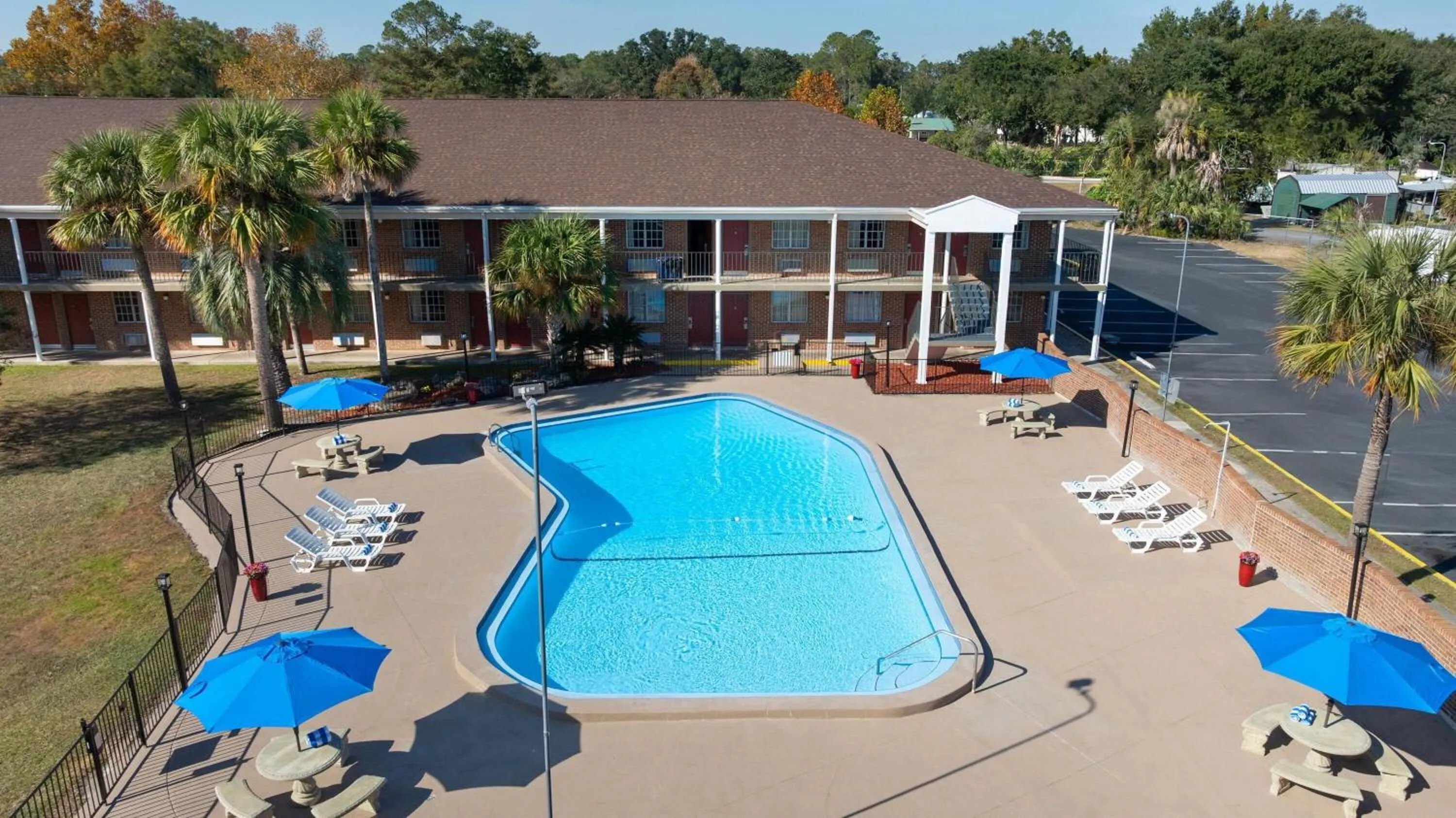 Swimming pool in Super 8 by Wyndham Lake City