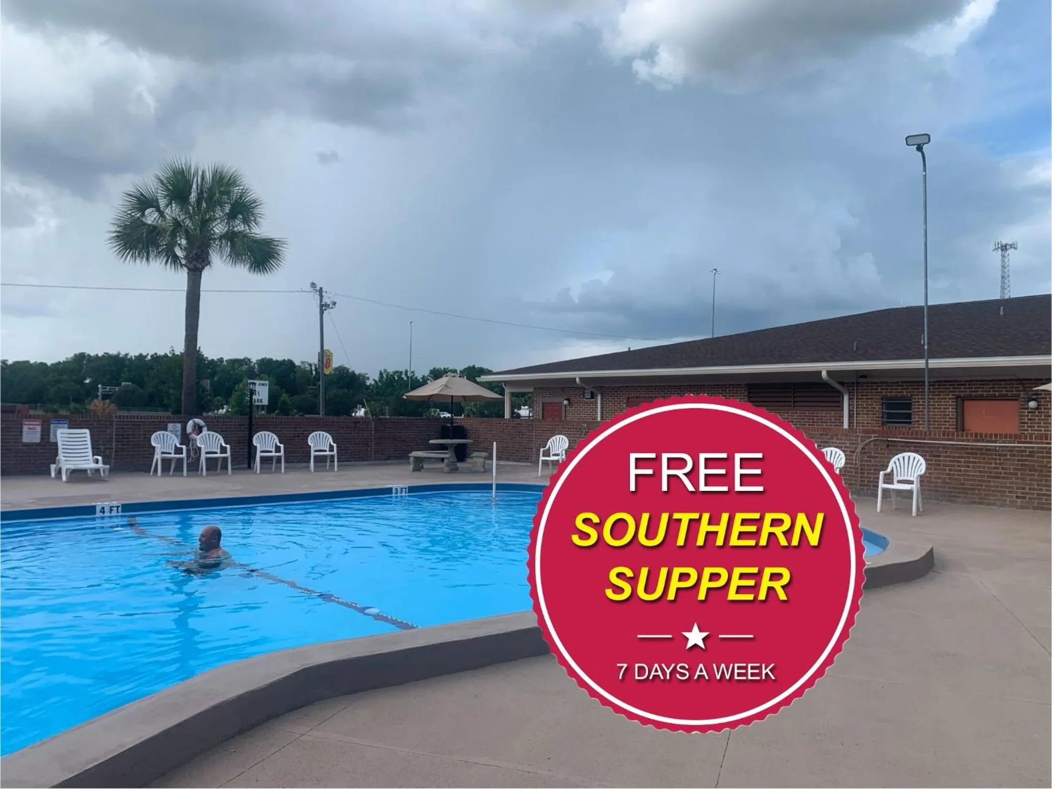 Swimming pool in Super 8 by Wyndham Lake City