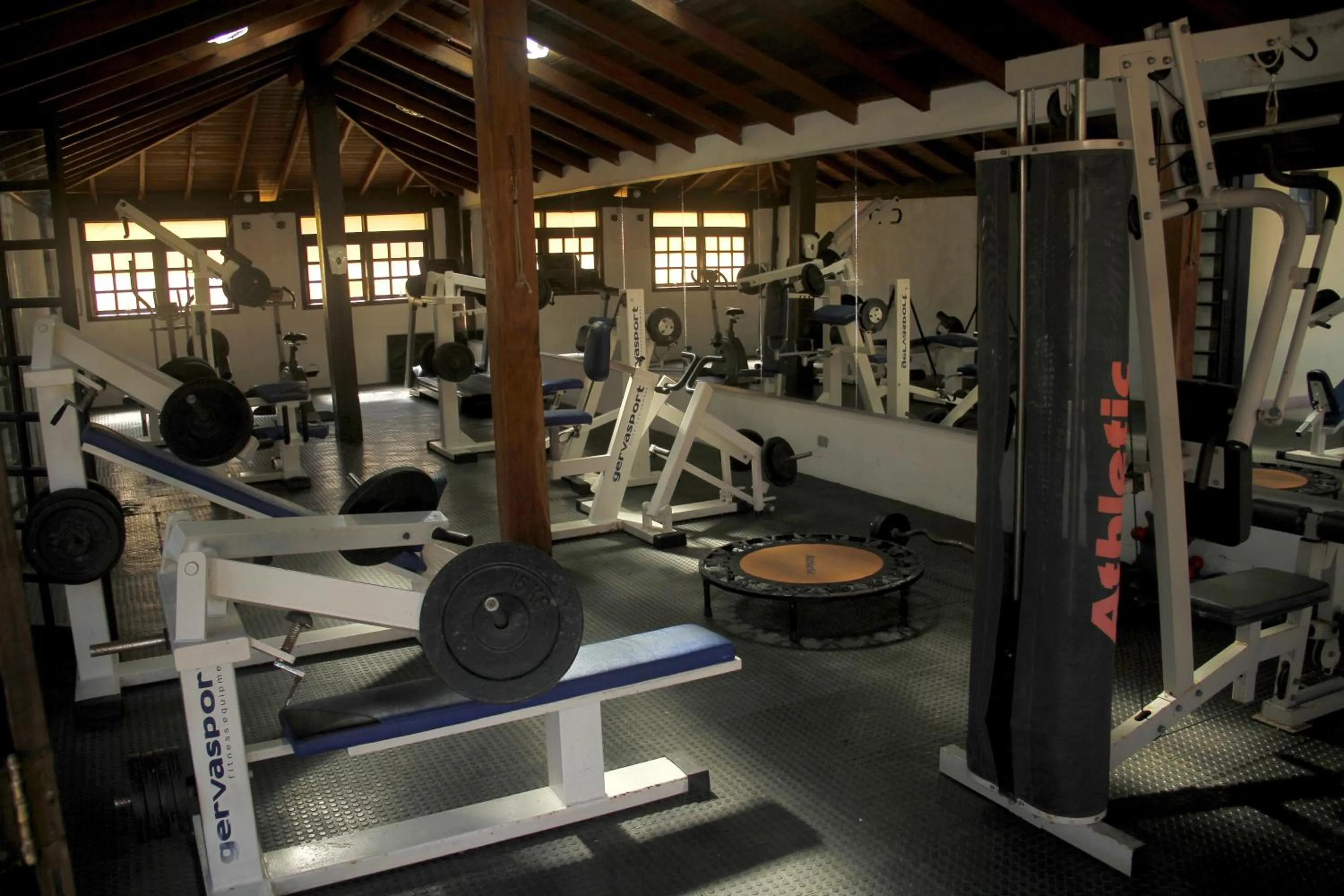 Fitness centre/facilities in Hotel Pousada dos Condes