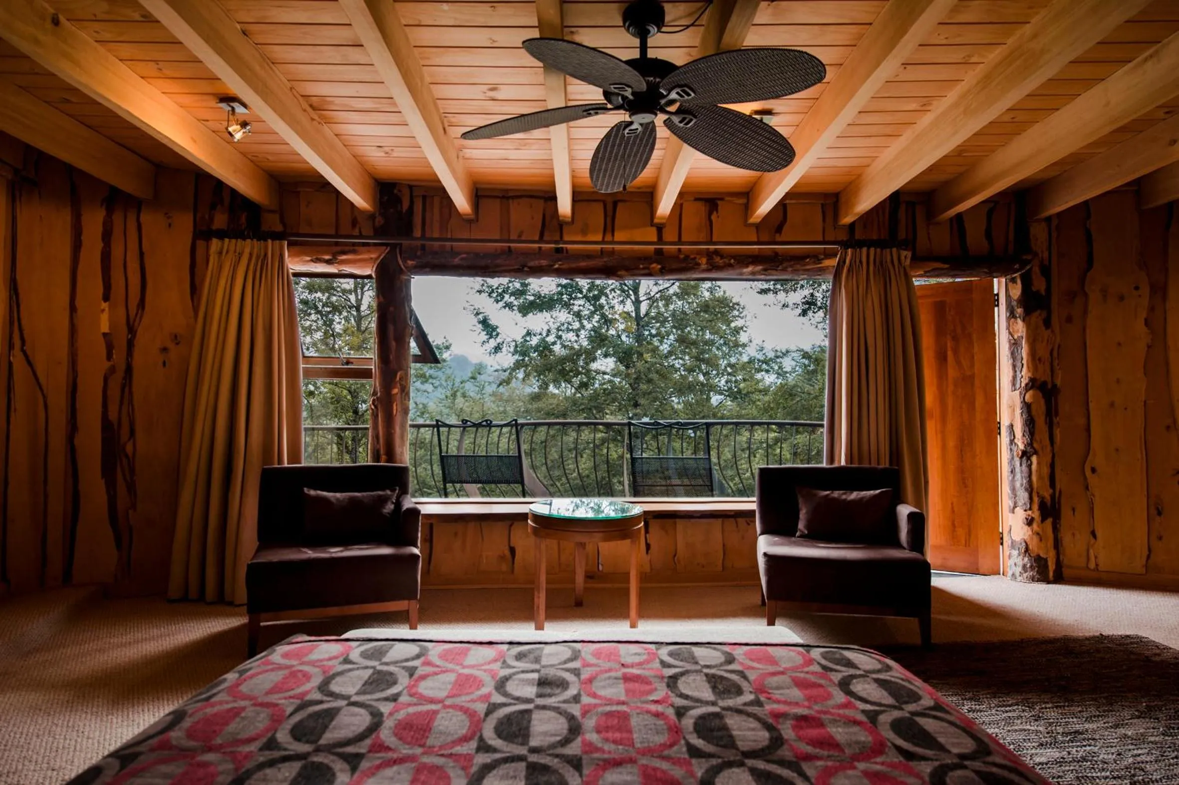 Seating area in Huilo Huilo Nothofagus Hotel & Spa