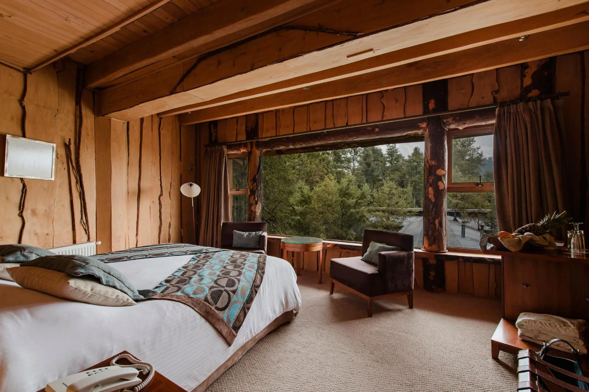 Photo of the whole room, Bed in Huilo Huilo Nothofagus Hotel & Spa