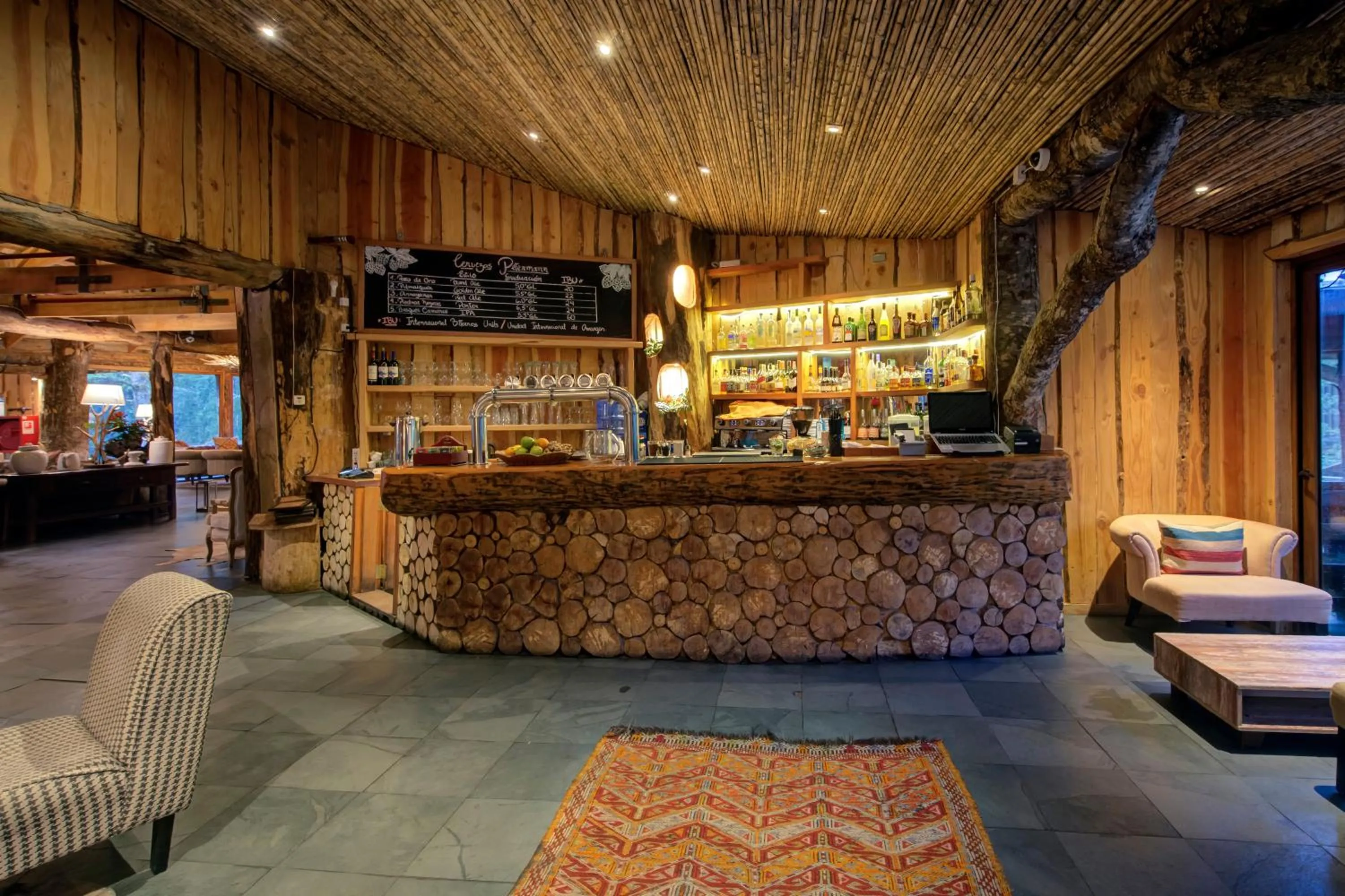Lounge or bar in Huilo Huilo Nothofagus Hotel & Spa