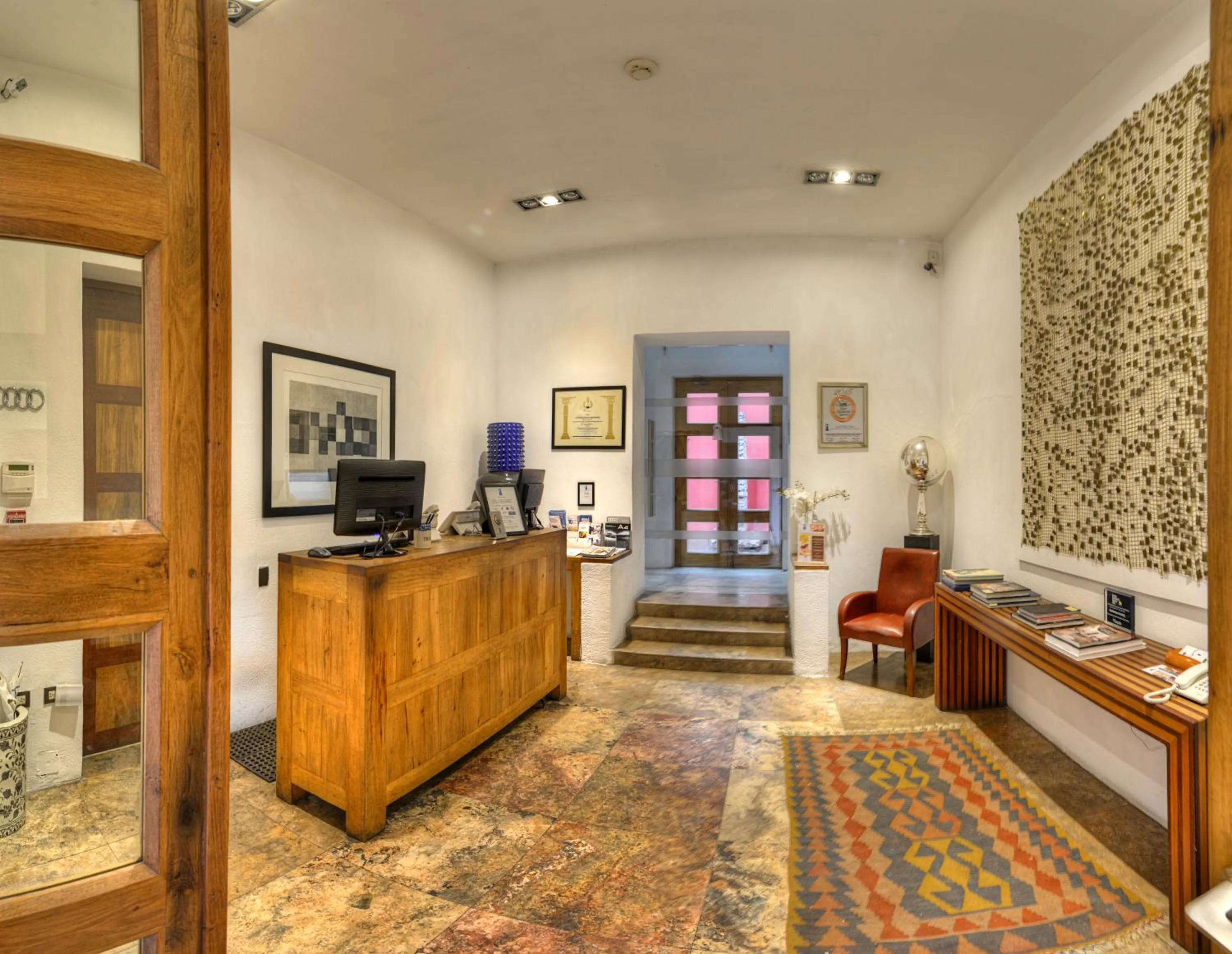 Lobby or reception in Hotel Boutique Casareyna