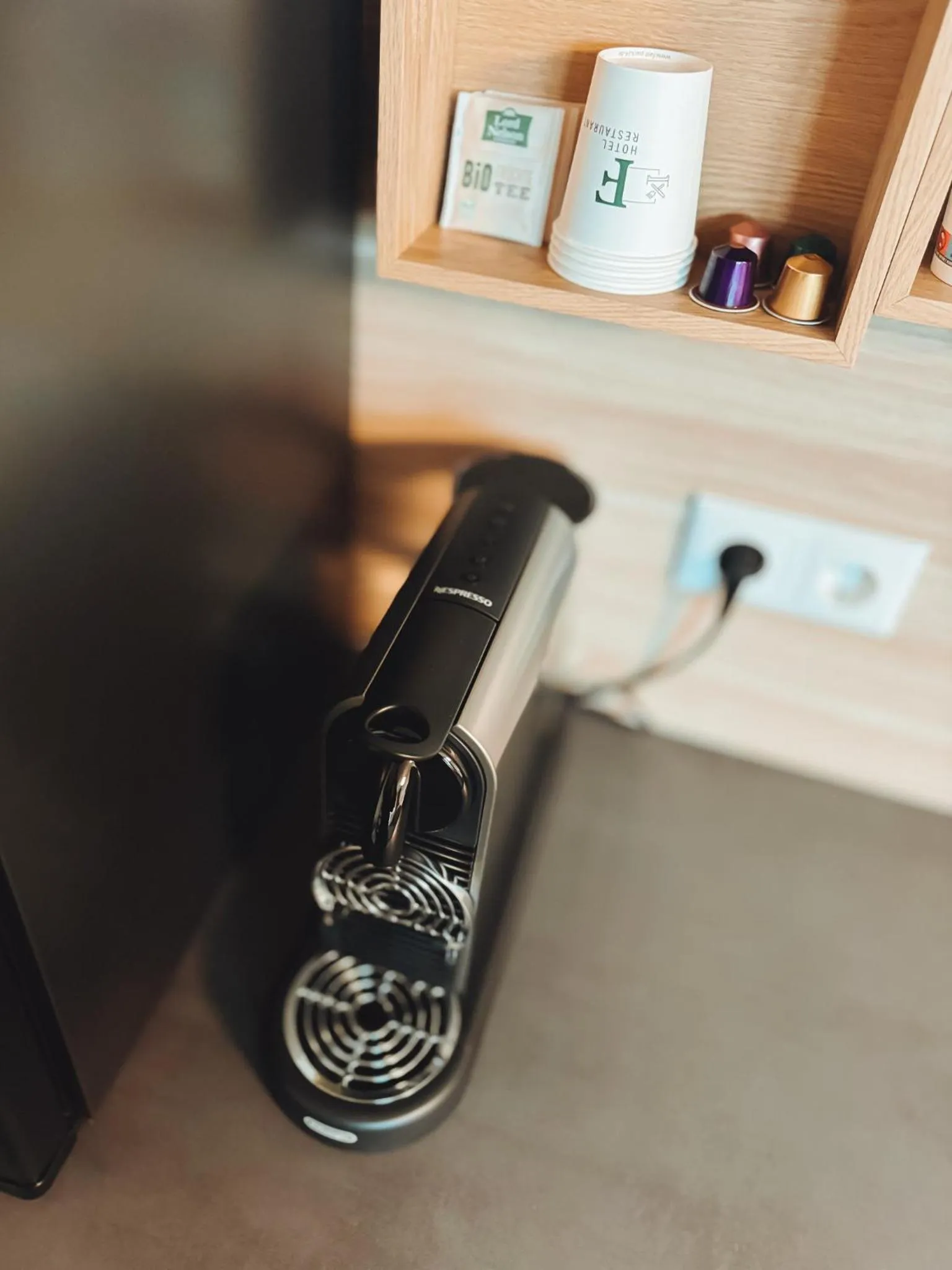 Coffee/tea facilities in F Hotel 24h Check-In