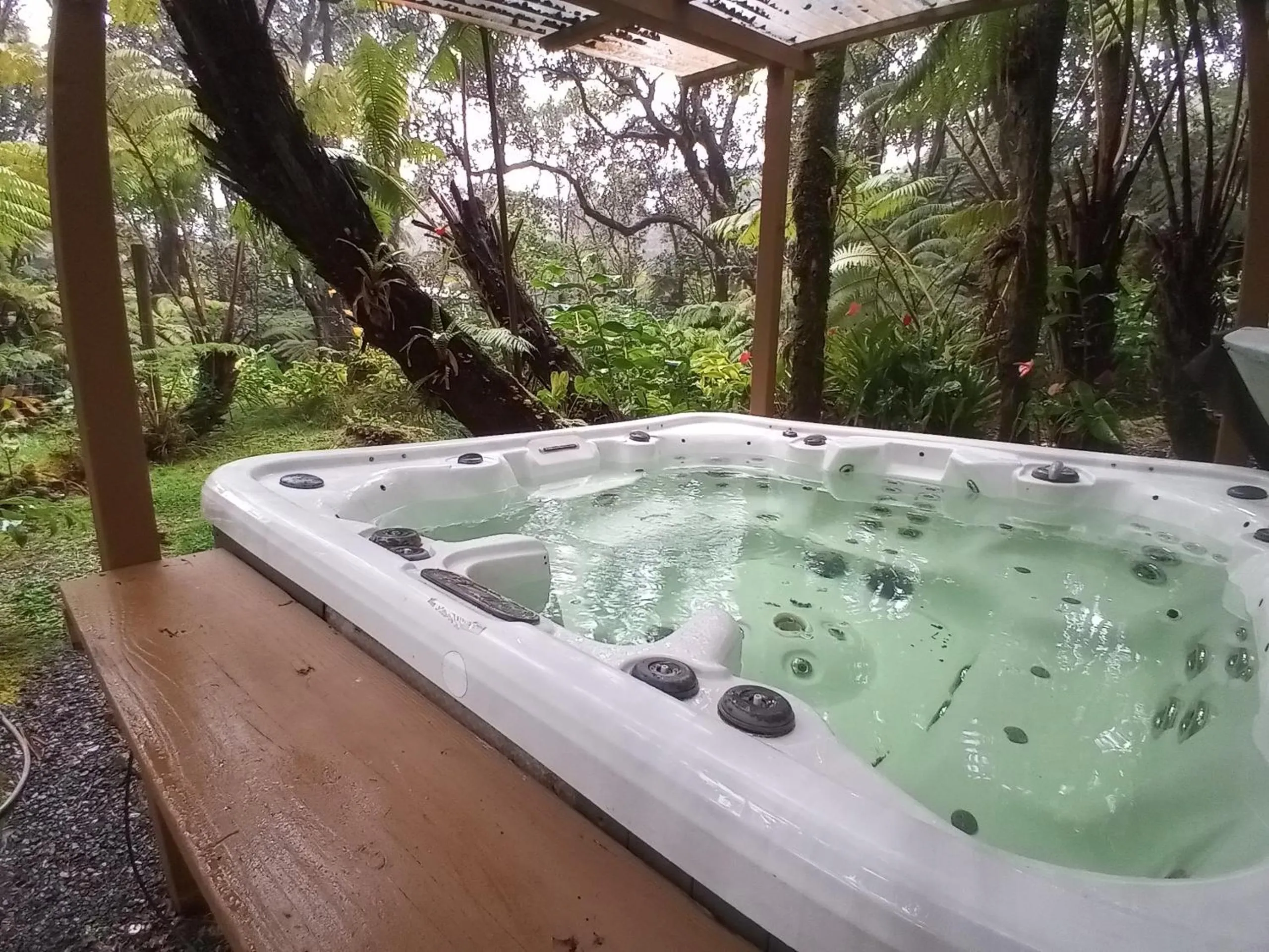Garden in Aloha Crater Lodge