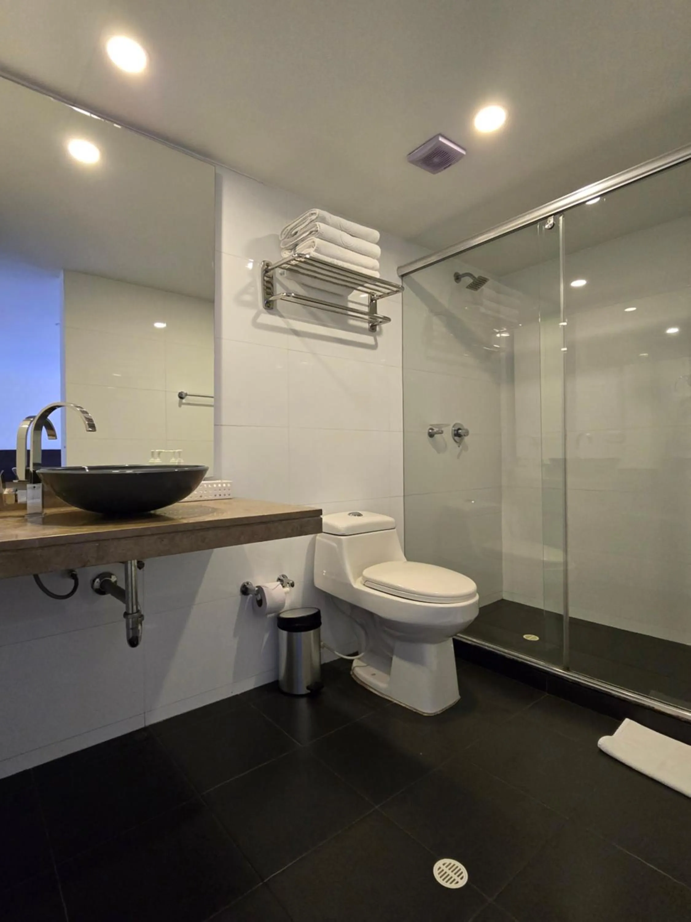 Bathroom in Hotel Castellana 95 Bogota By Hoteles Confort 80