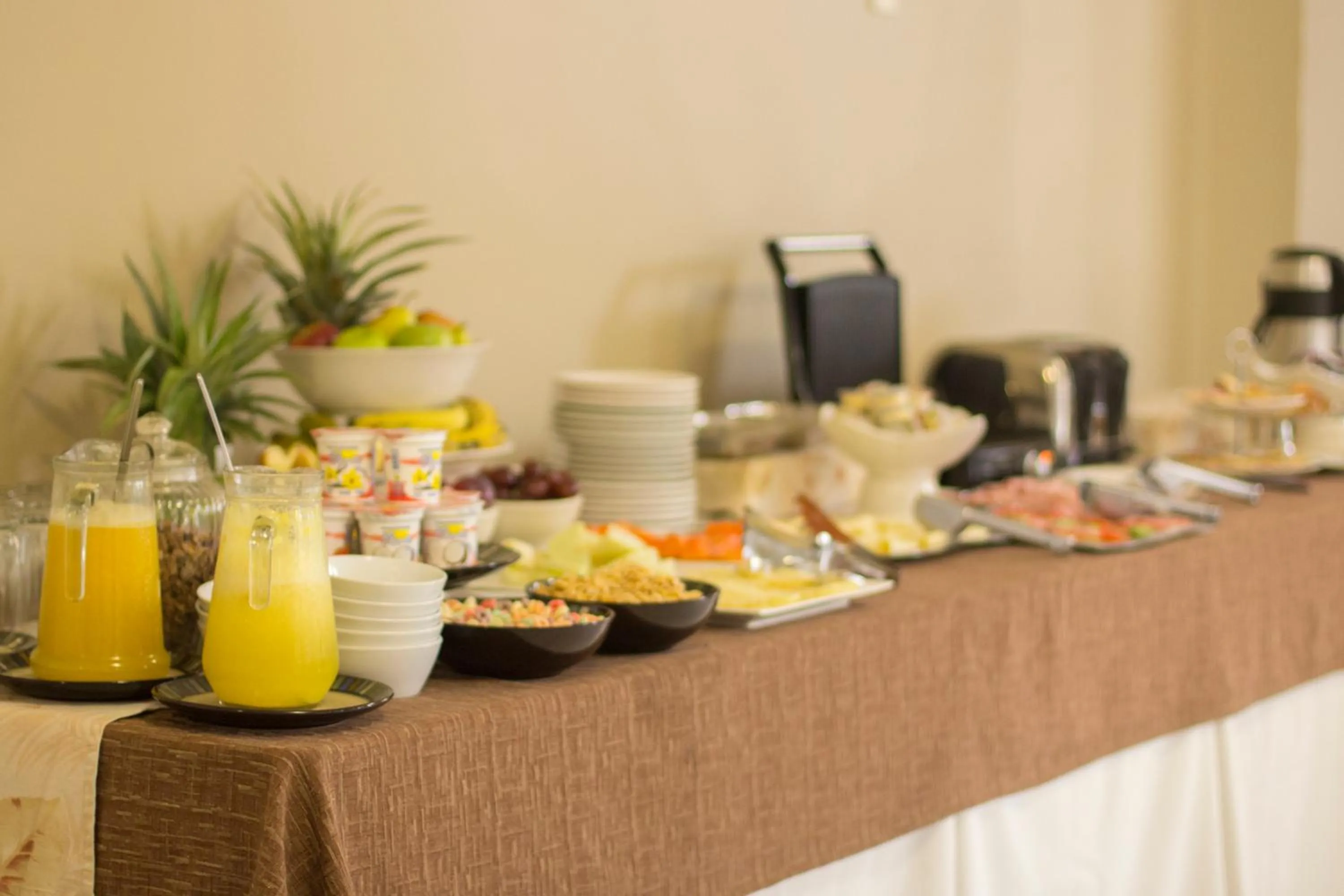 Buffet breakfast in Asuncion Palace