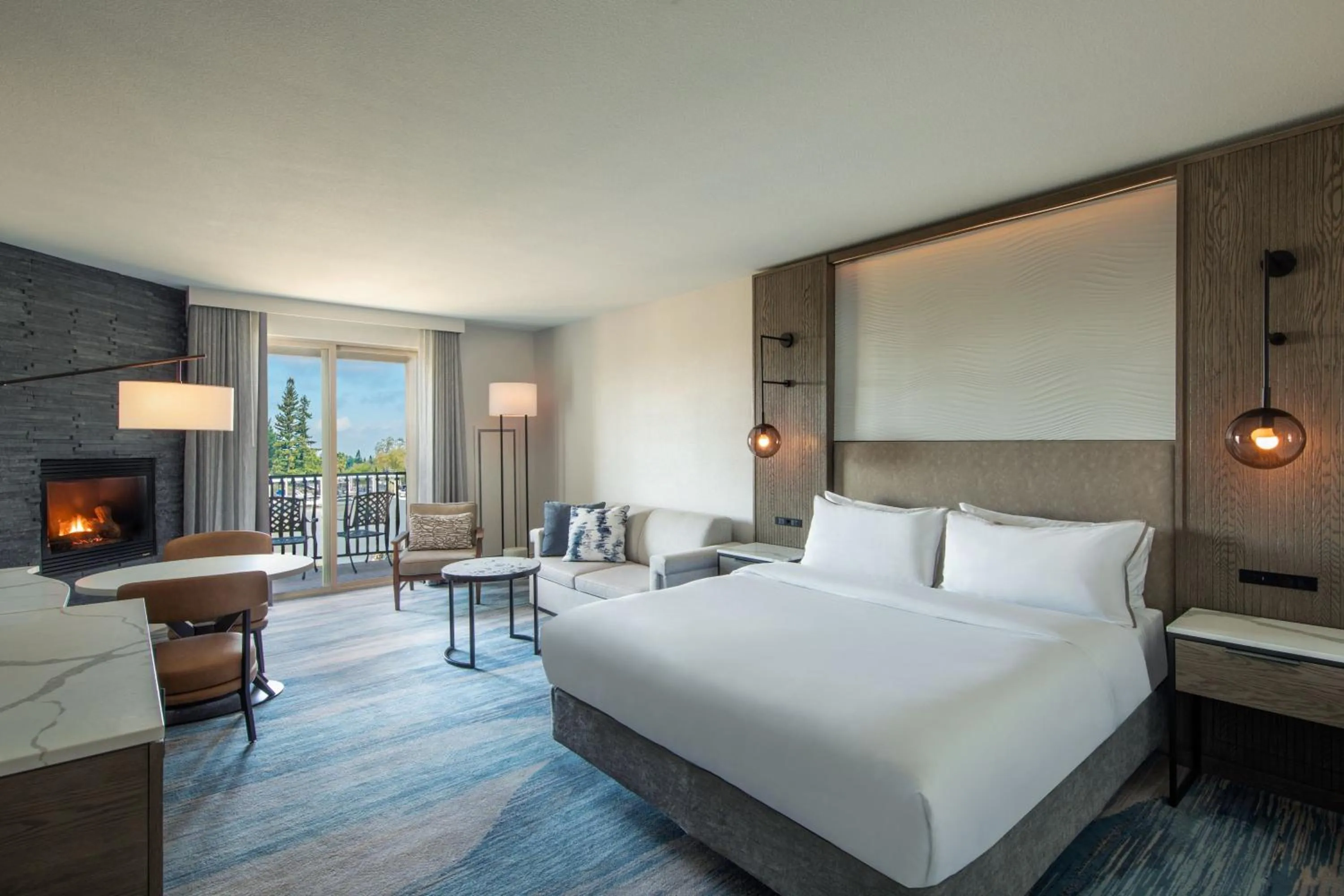 Photo of the whole room, Bed in The Westin Sacramento Riverfront Hotel & Spa