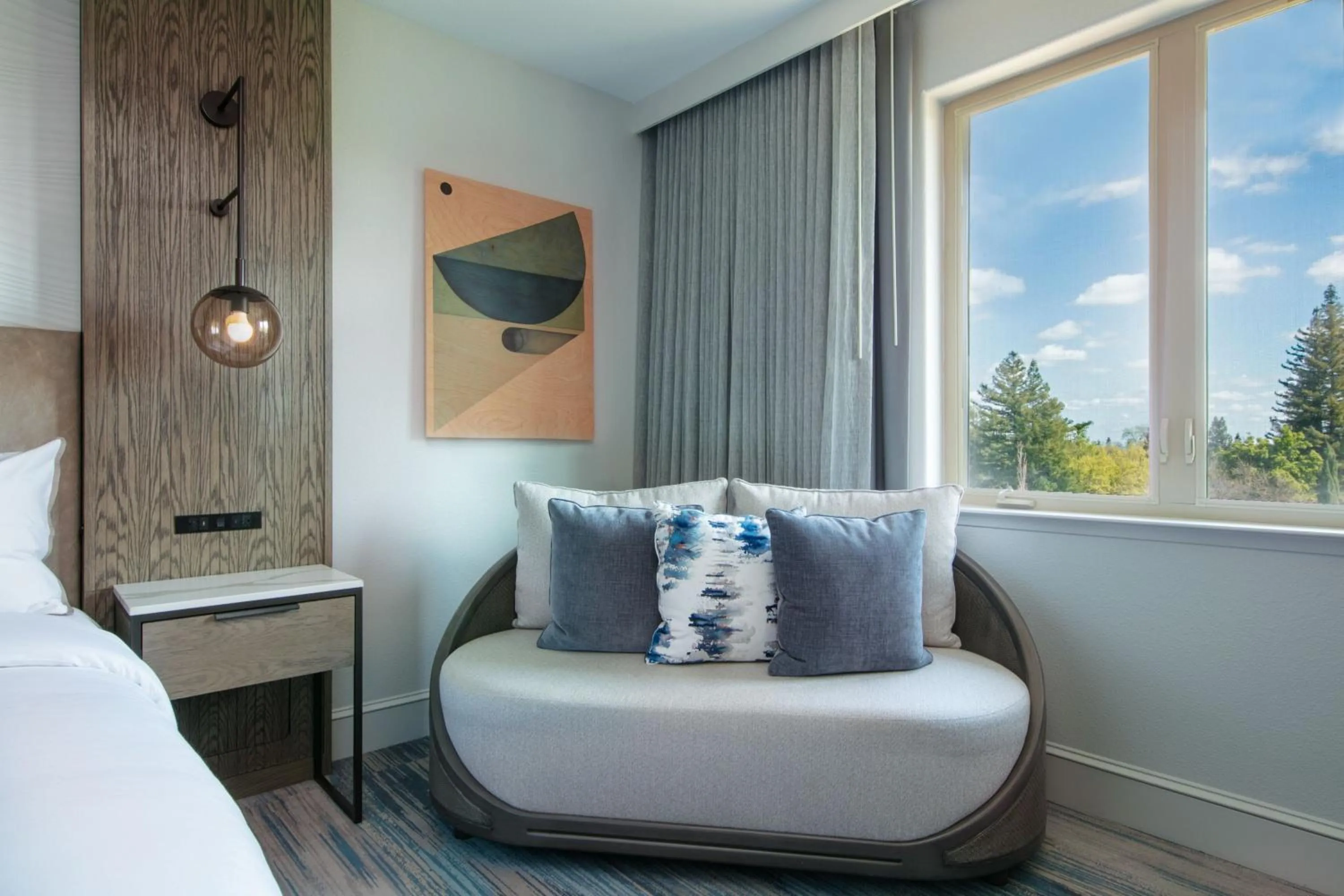 Photo of the whole room, Bed in The Westin Sacramento Riverfront Hotel & Spa