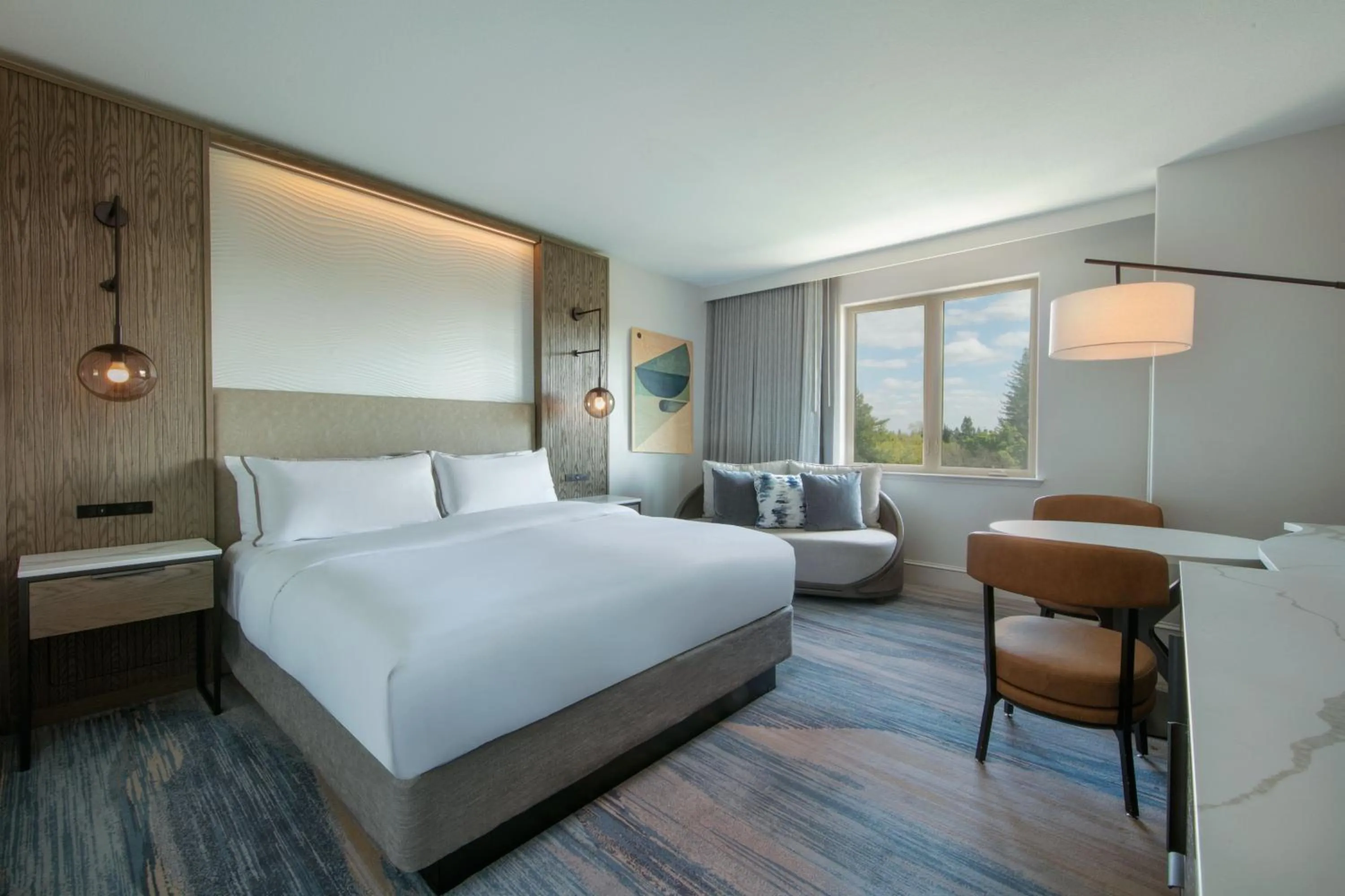 Photo of the whole room, Bed in The Westin Sacramento Riverfront Hotel & Spa