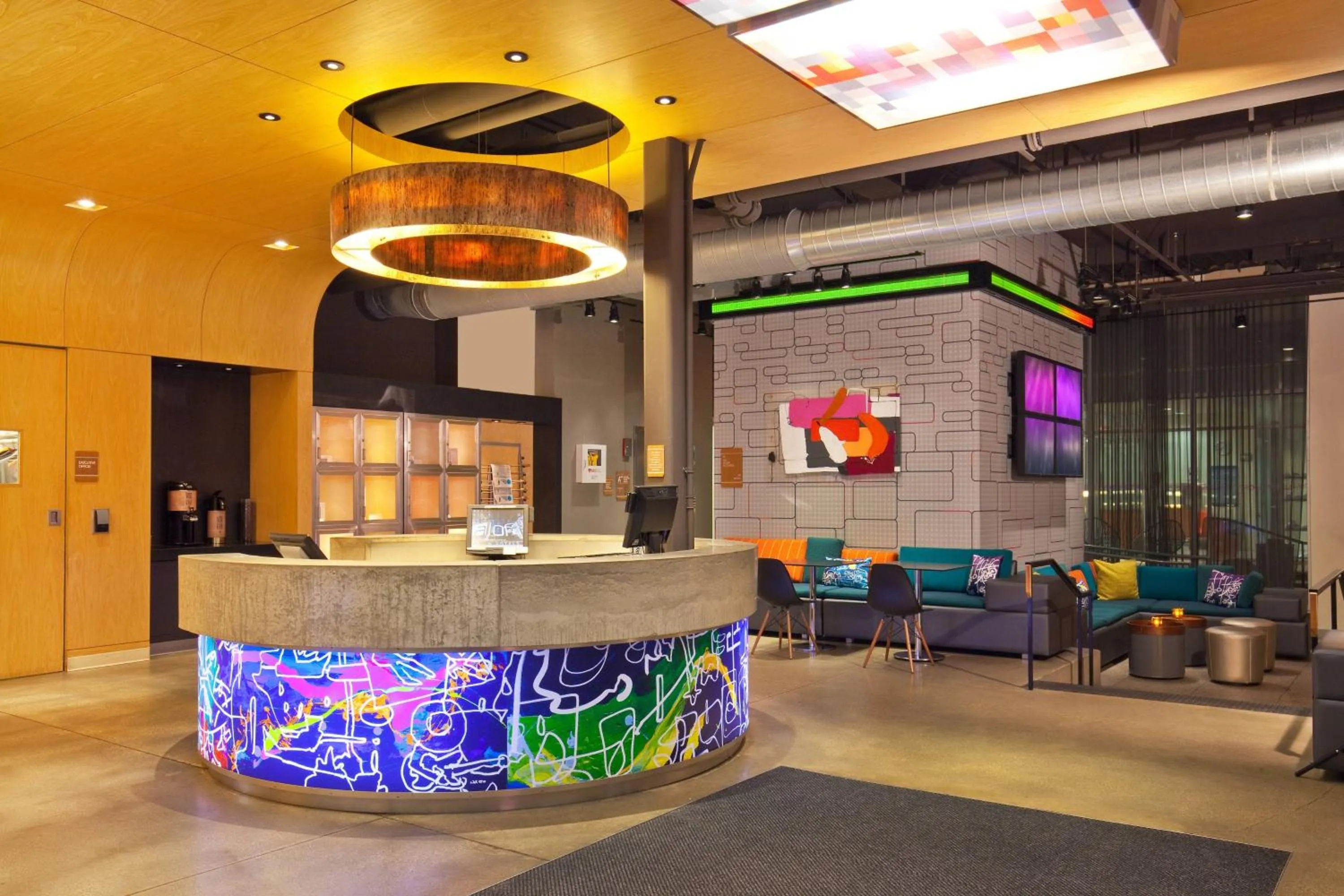 Lobby or reception in Aloft Bolingbrook
