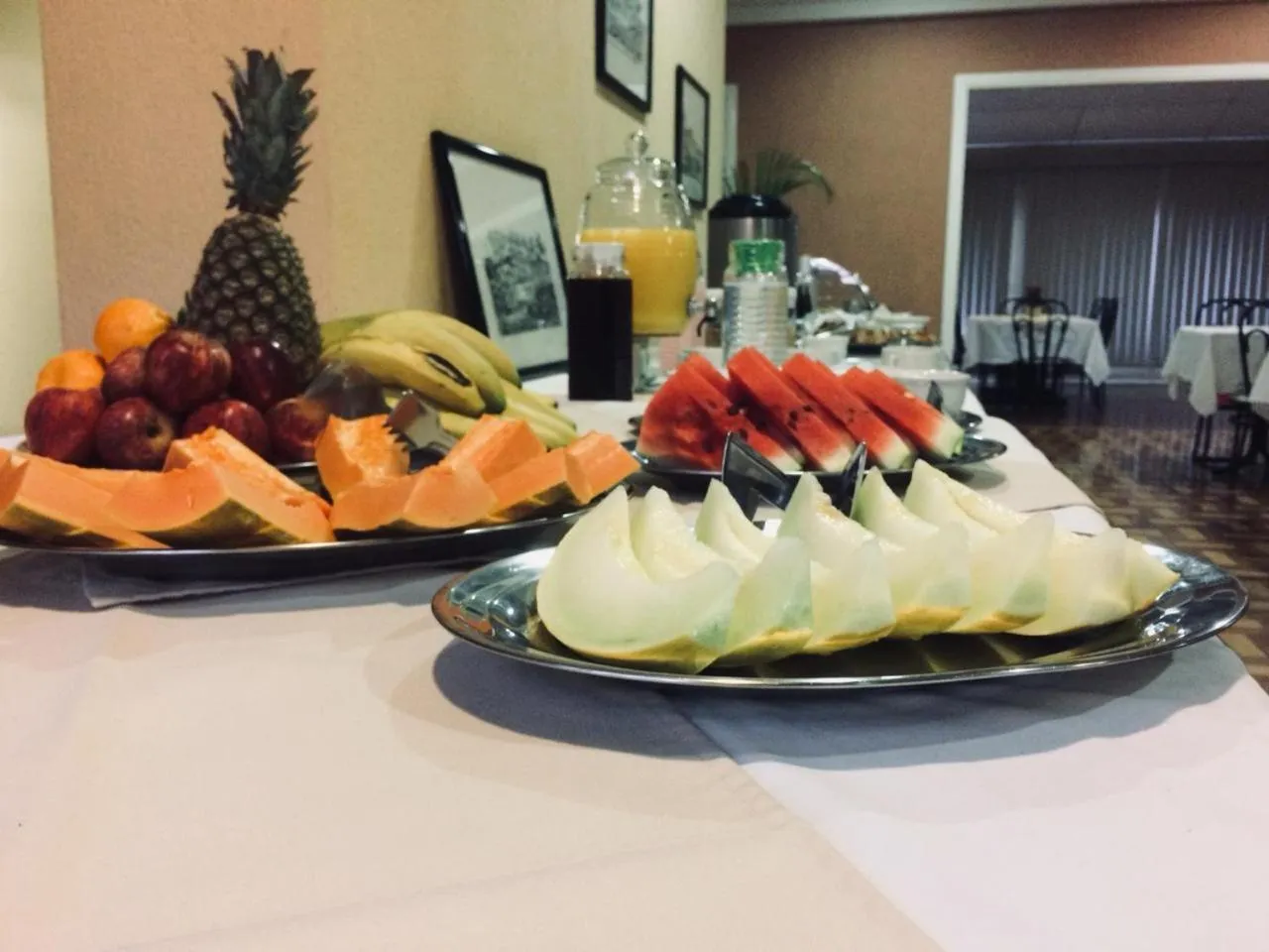 Buffet breakfast in Hotel Platanus