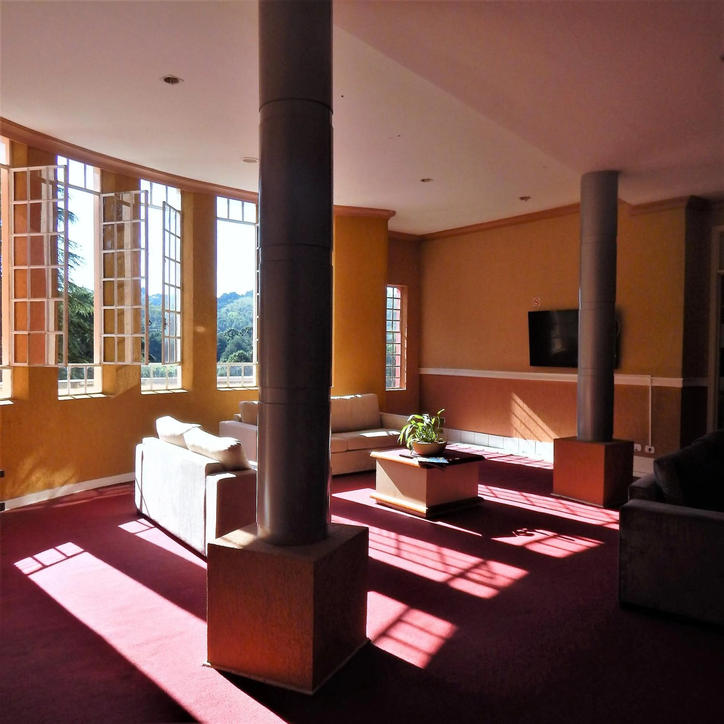 Seating area in Hotel Platanus