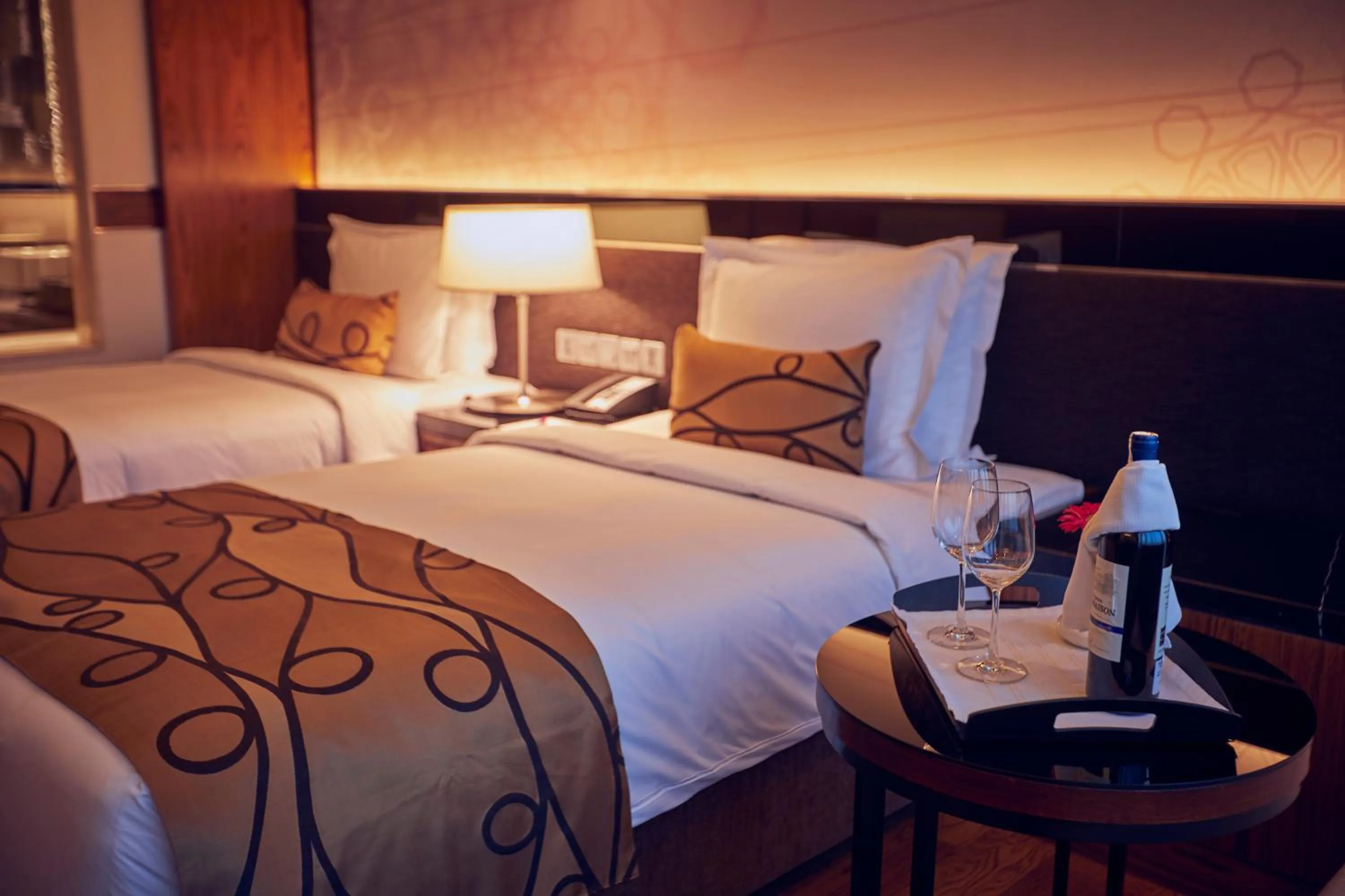 Bed in Crowne Plaza New Delhi Rohini by IHG