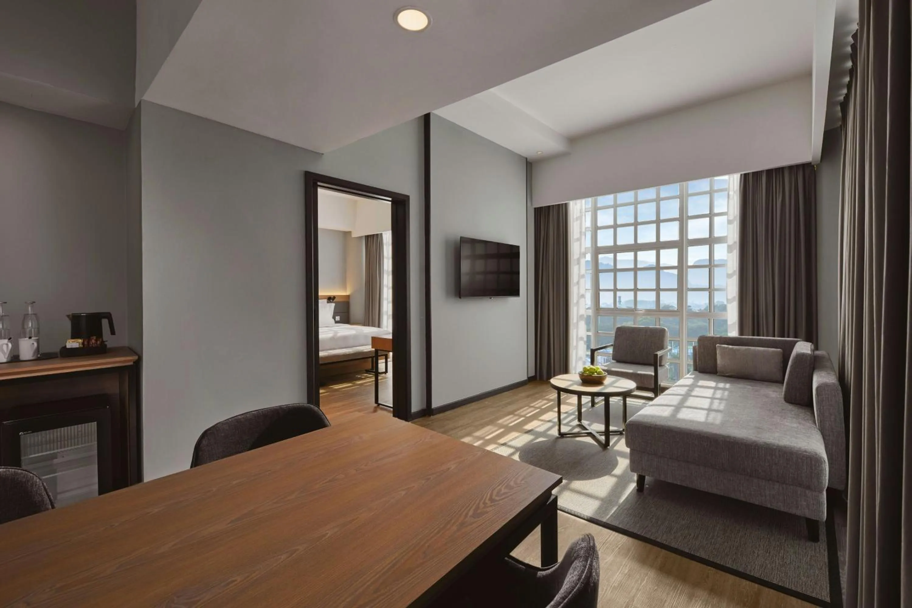 Living room, Bed in AC Hotel by Marriott Ipoh