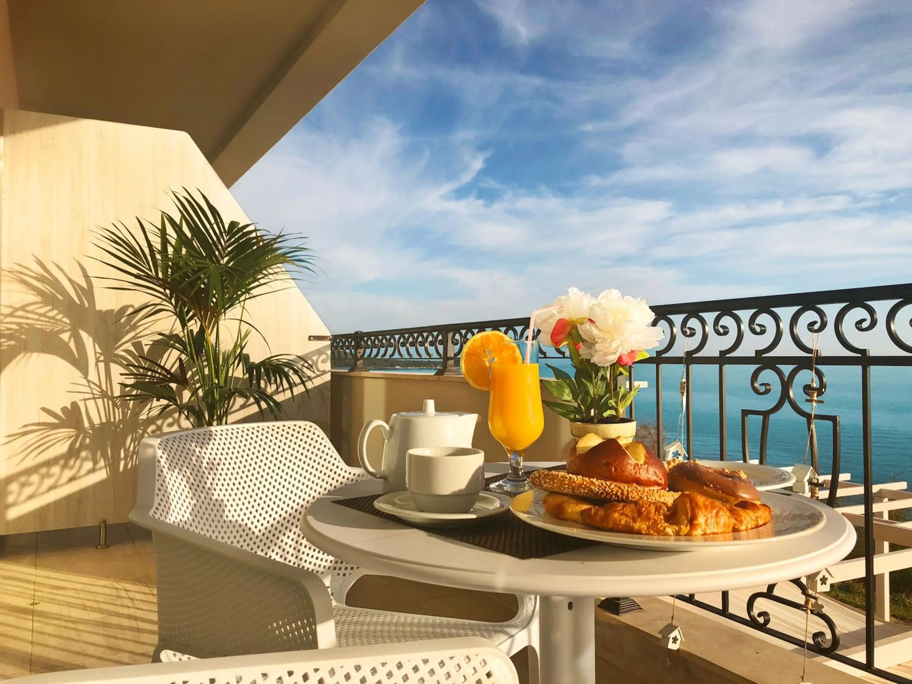 Balcony/Terrace in King Maron Beach Hotel & Spa