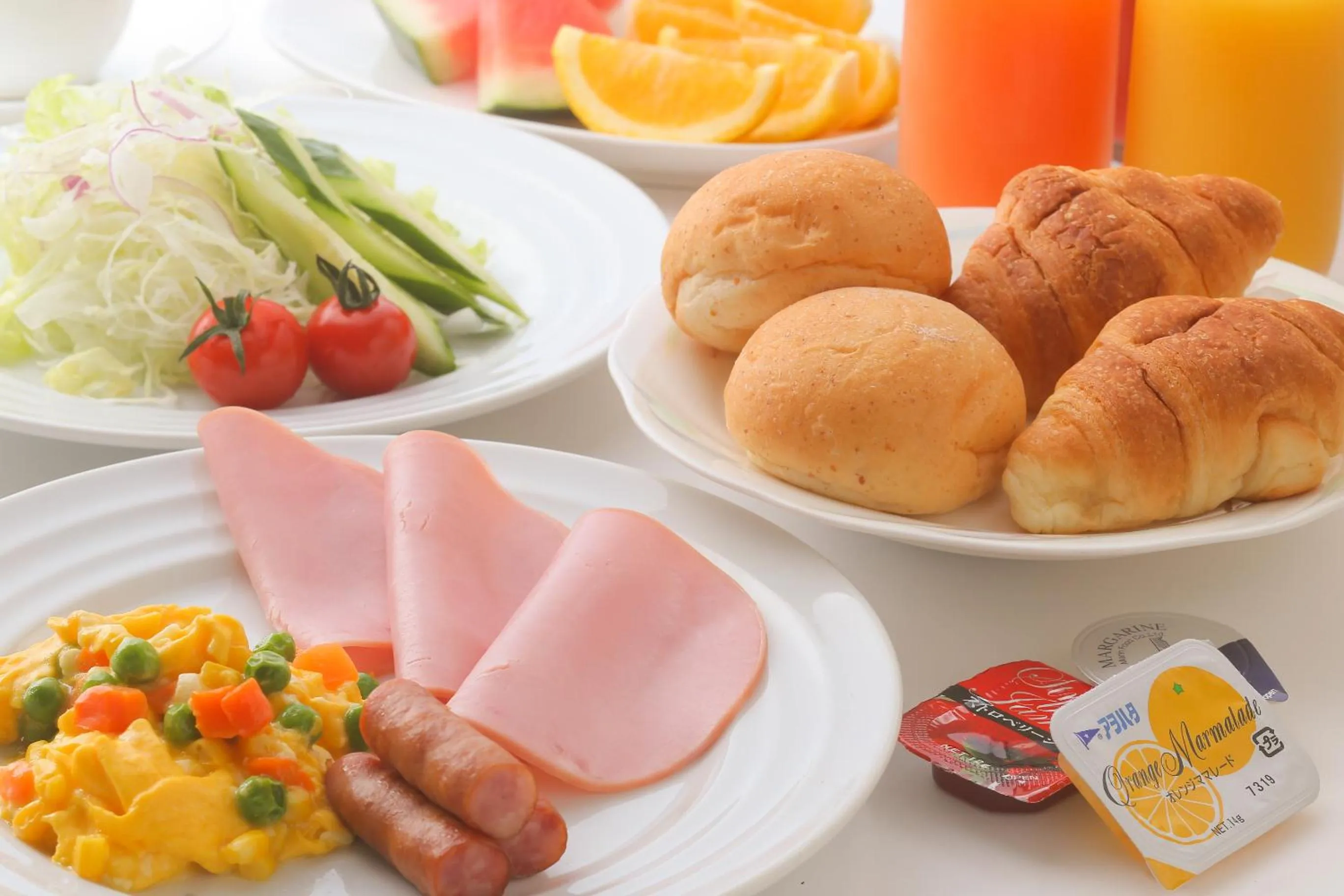 Buffet breakfast in Sasebo Washington Hotel