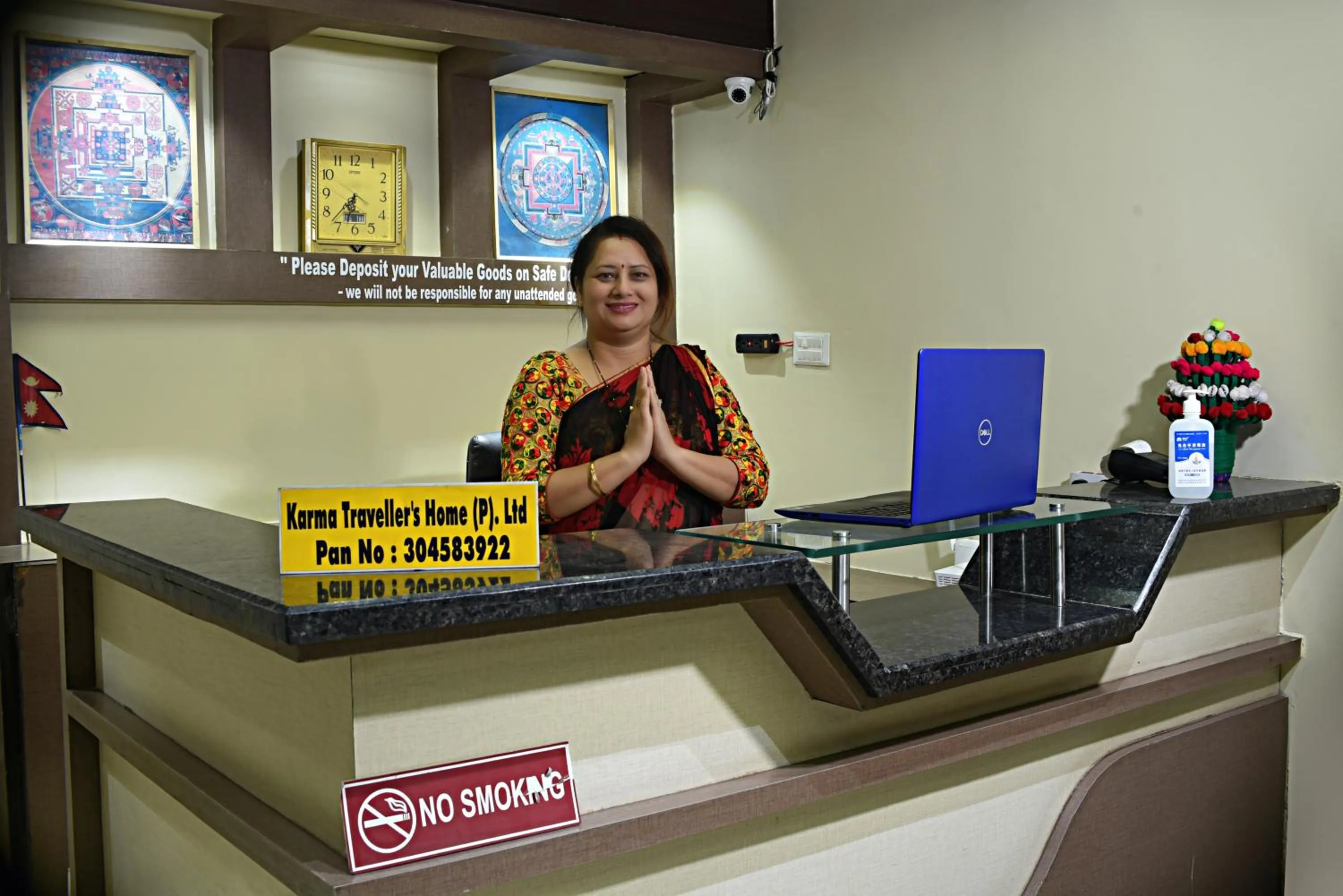 Lobby or reception in Karma Hotel Nepal