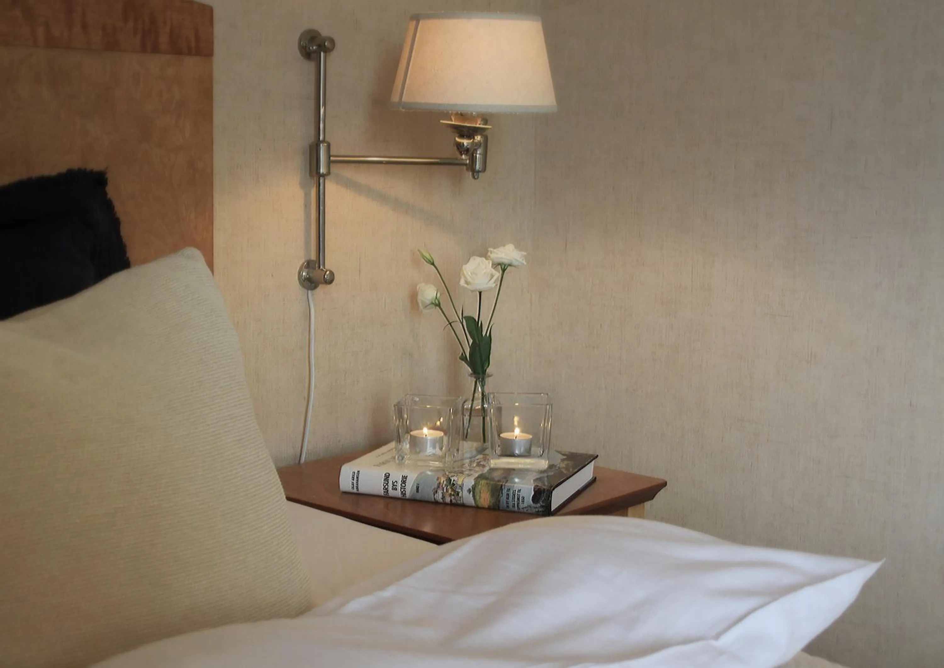 Decorative detail, Bed in Rederiet Hotel