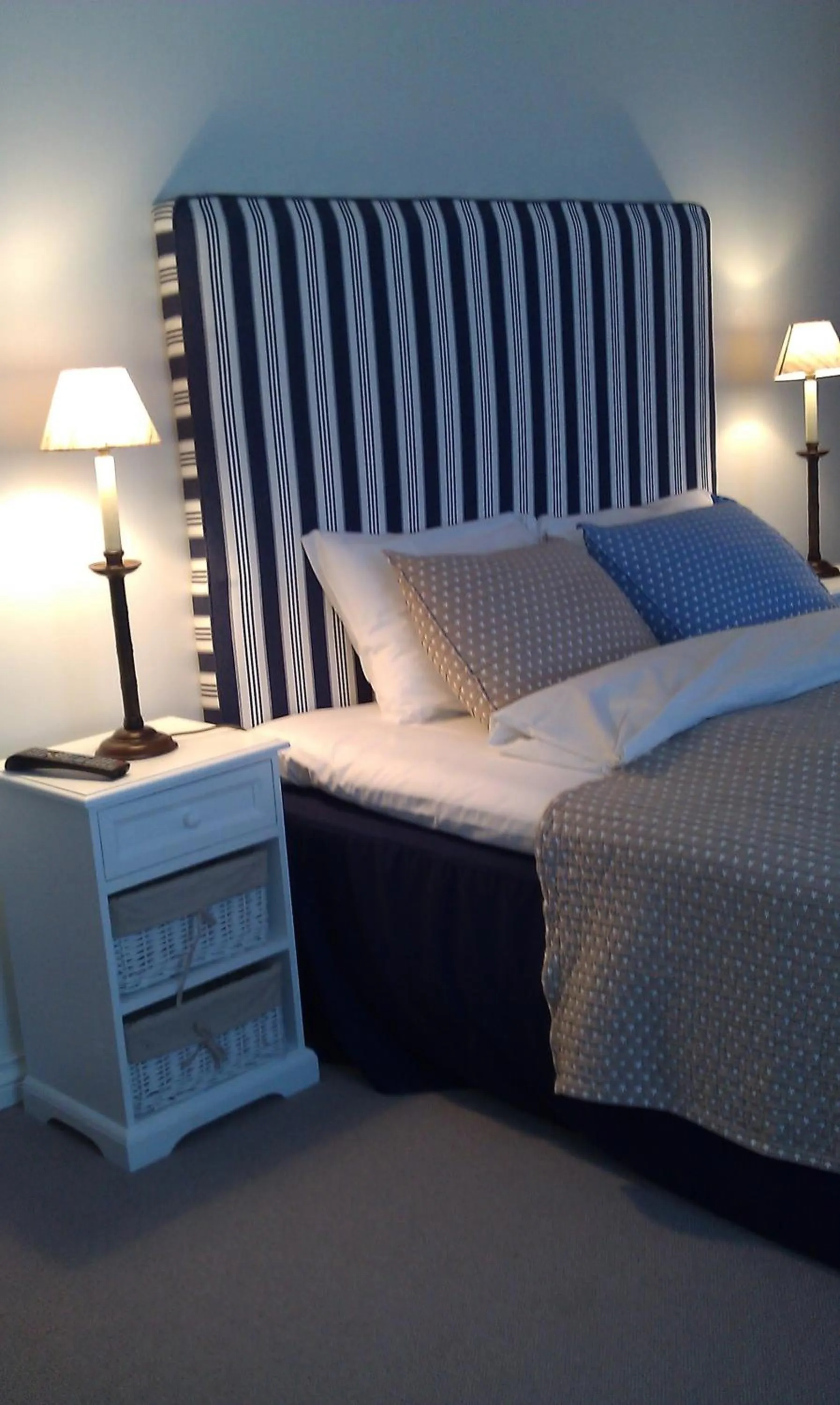 Decorative detail, Bed in Rederiet Hotel