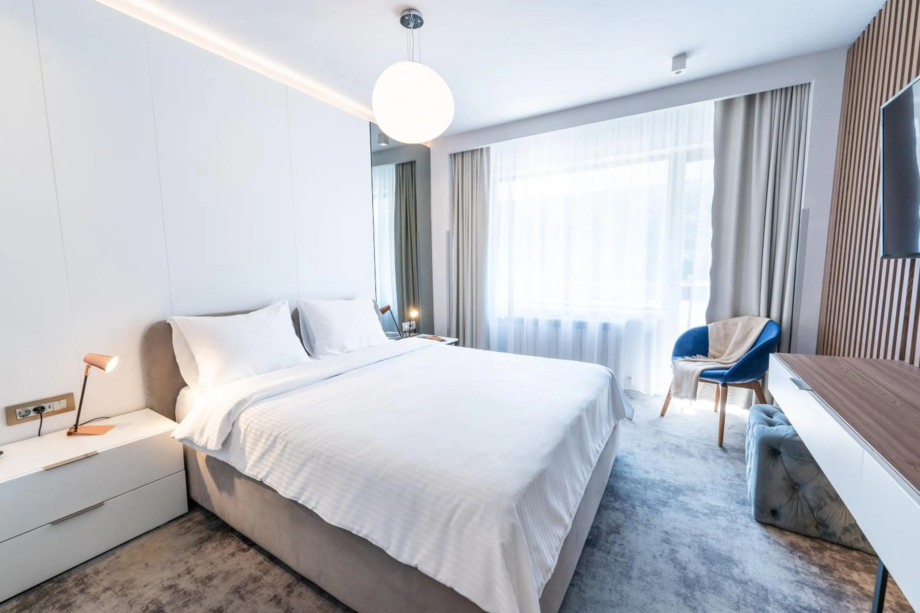 Bedroom, Bed in Hotel Sinaia