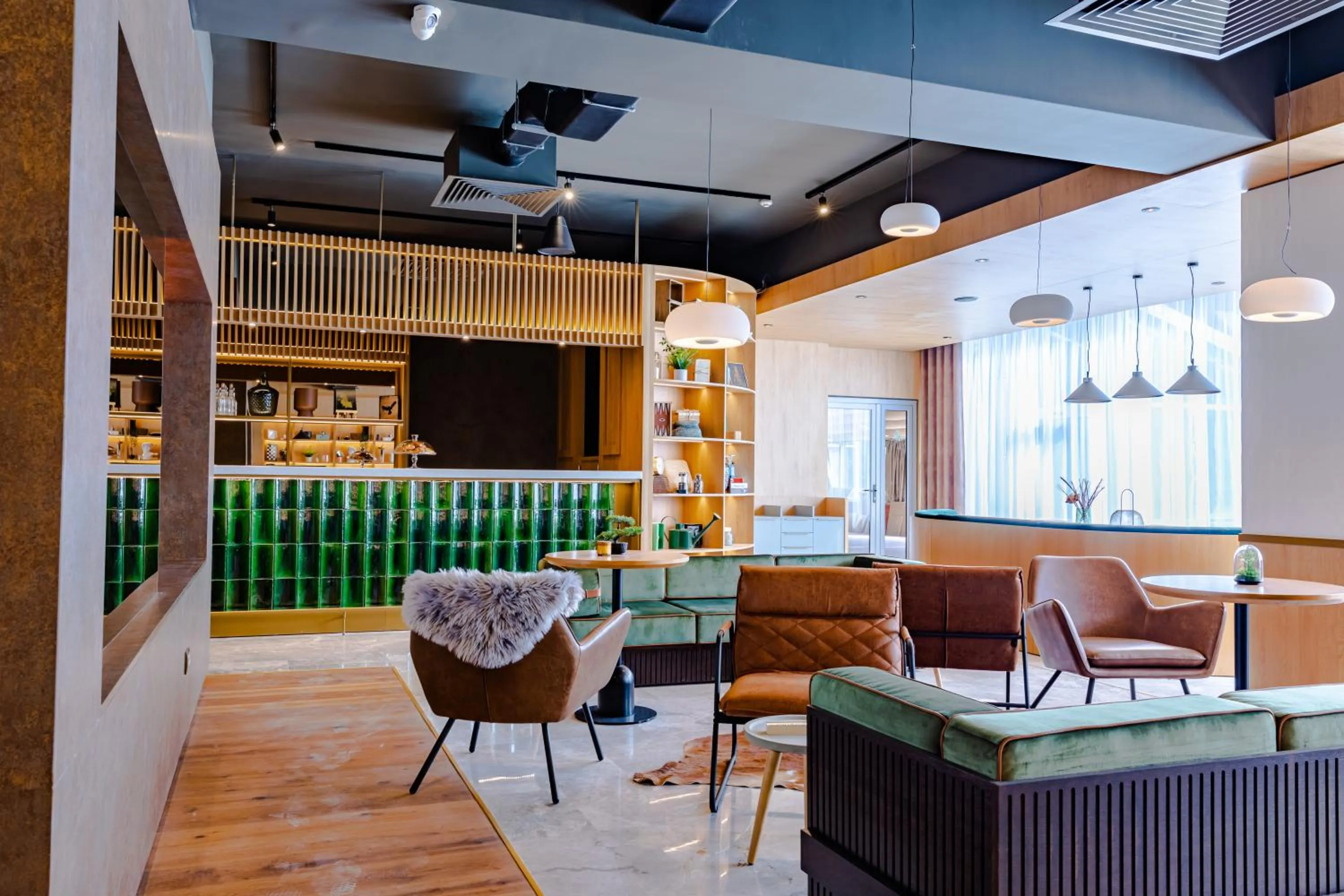 Lobby or reception in Hotel Sinaia