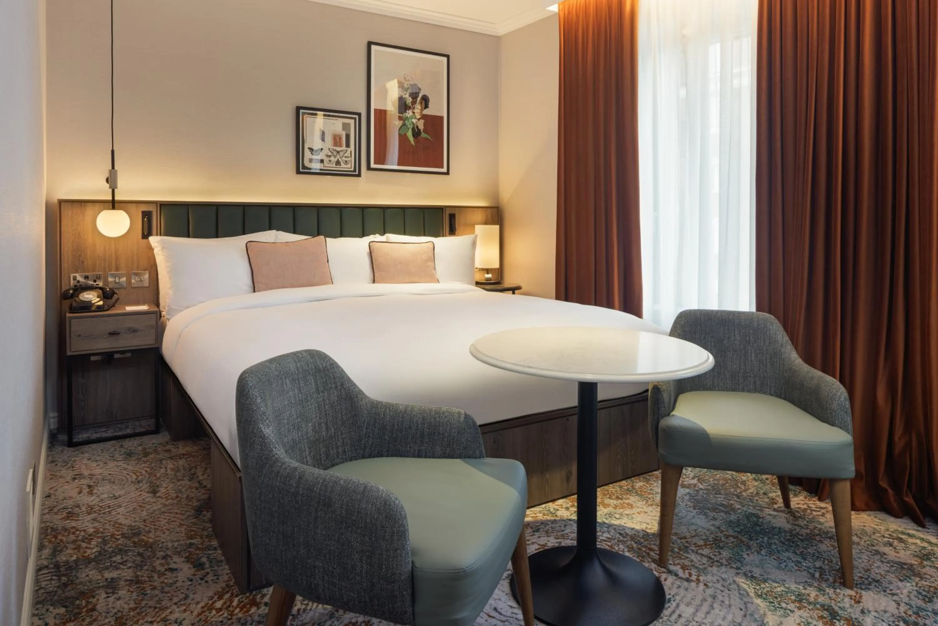 Bed in The Memoir Club, formerly Ambassadors Bloomsbury