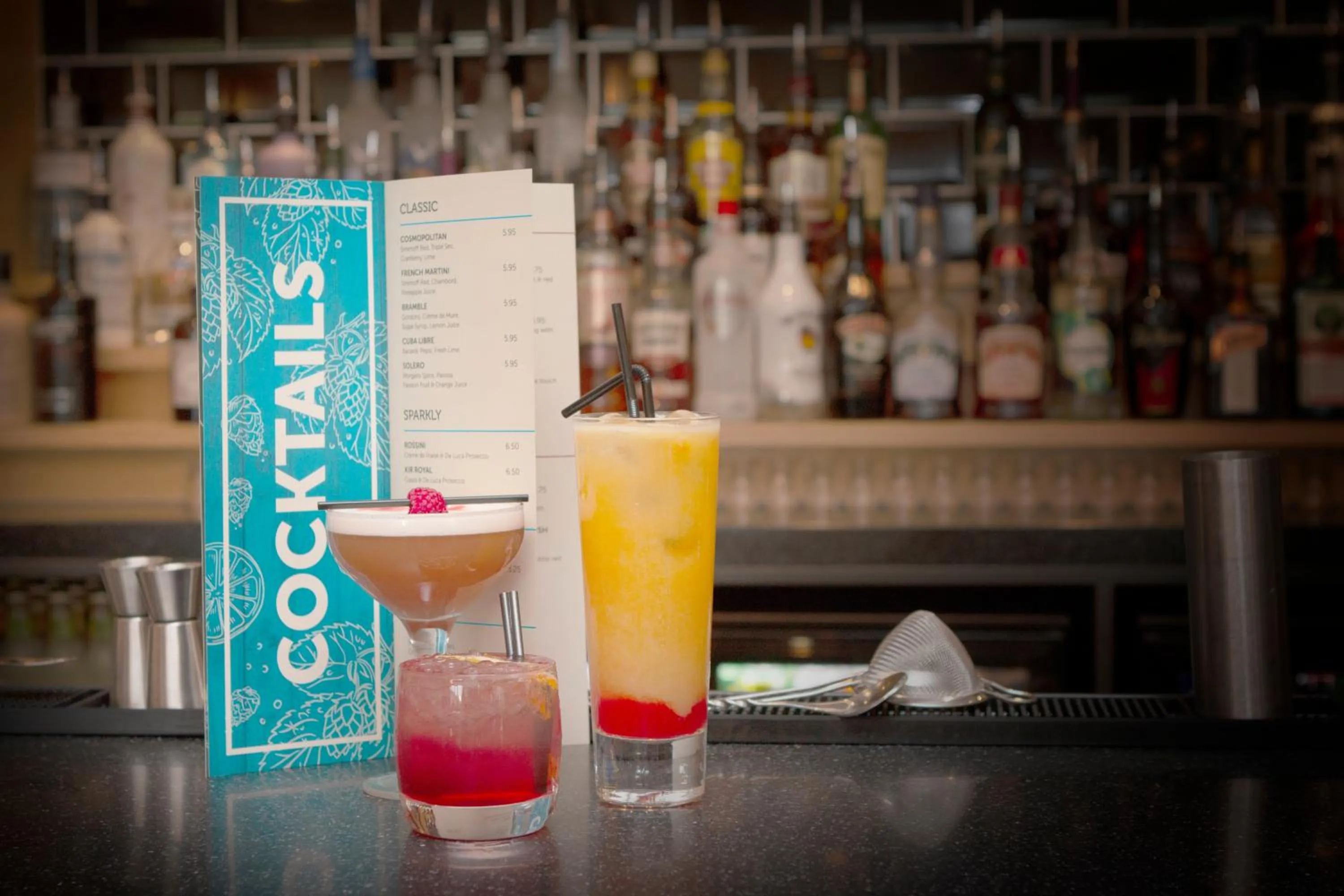 Food and drinks in Drimsynie Estate Hotel