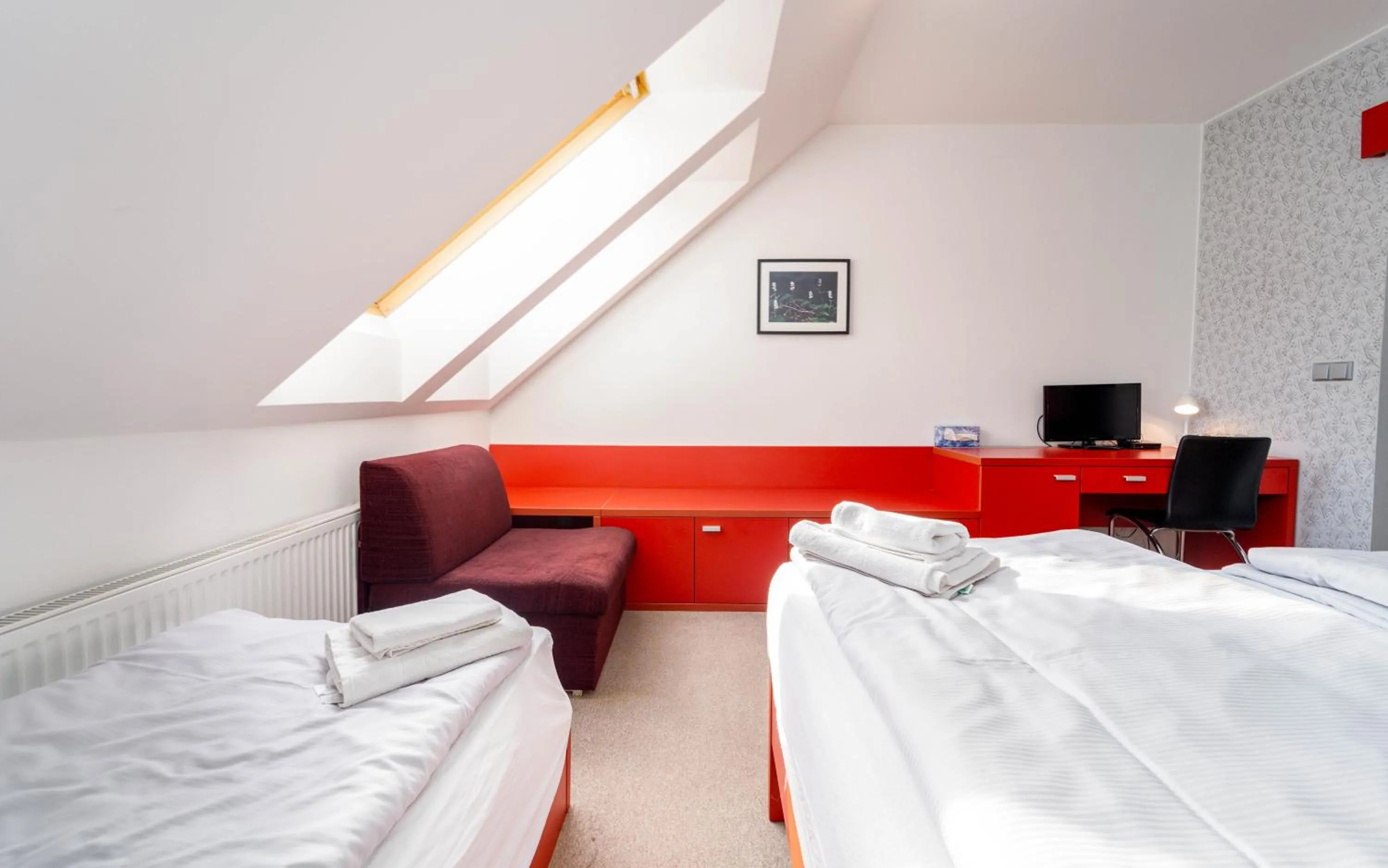 Bed in Hotel U Tří volů