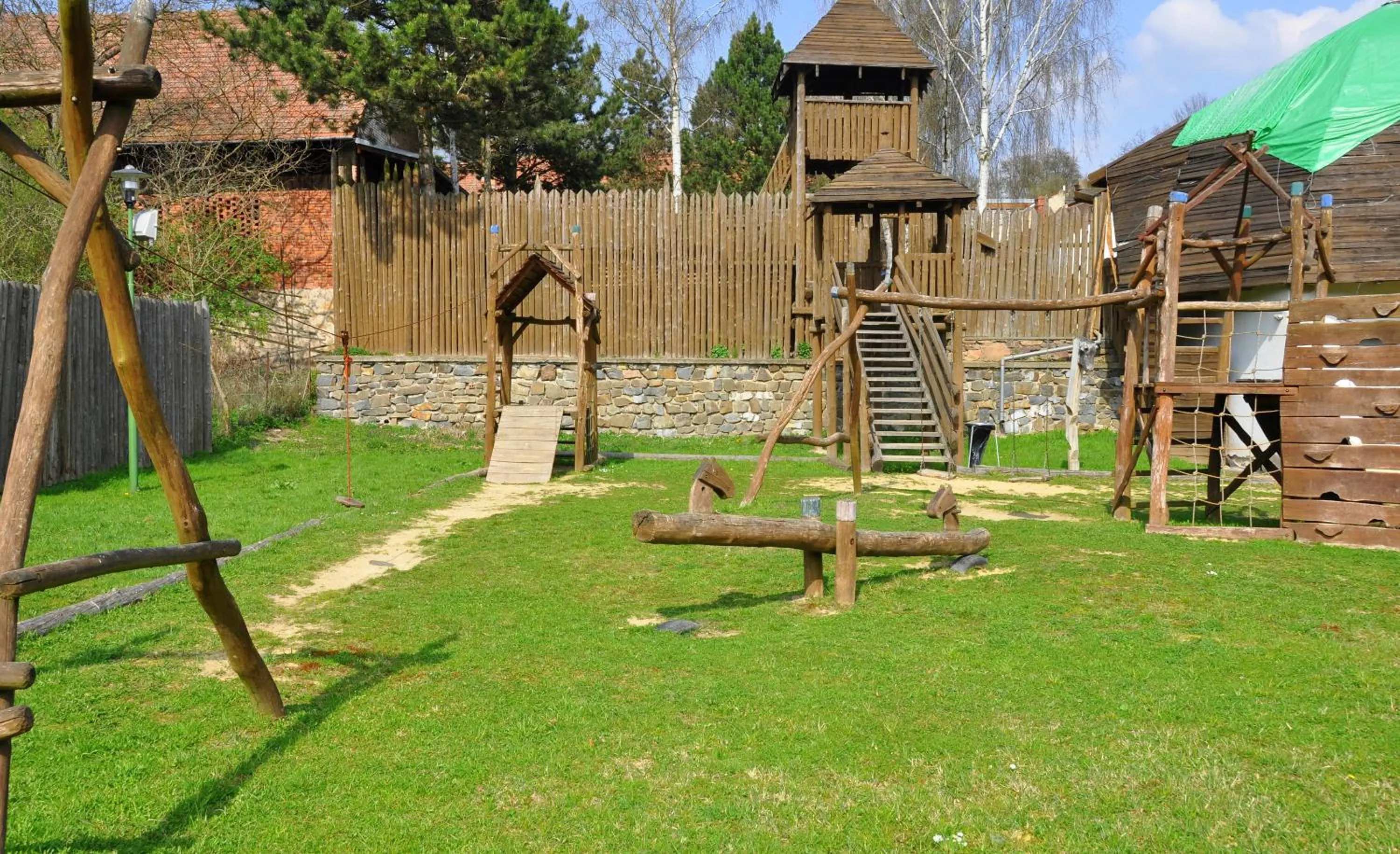 Children play ground in Hotel U Tří volů