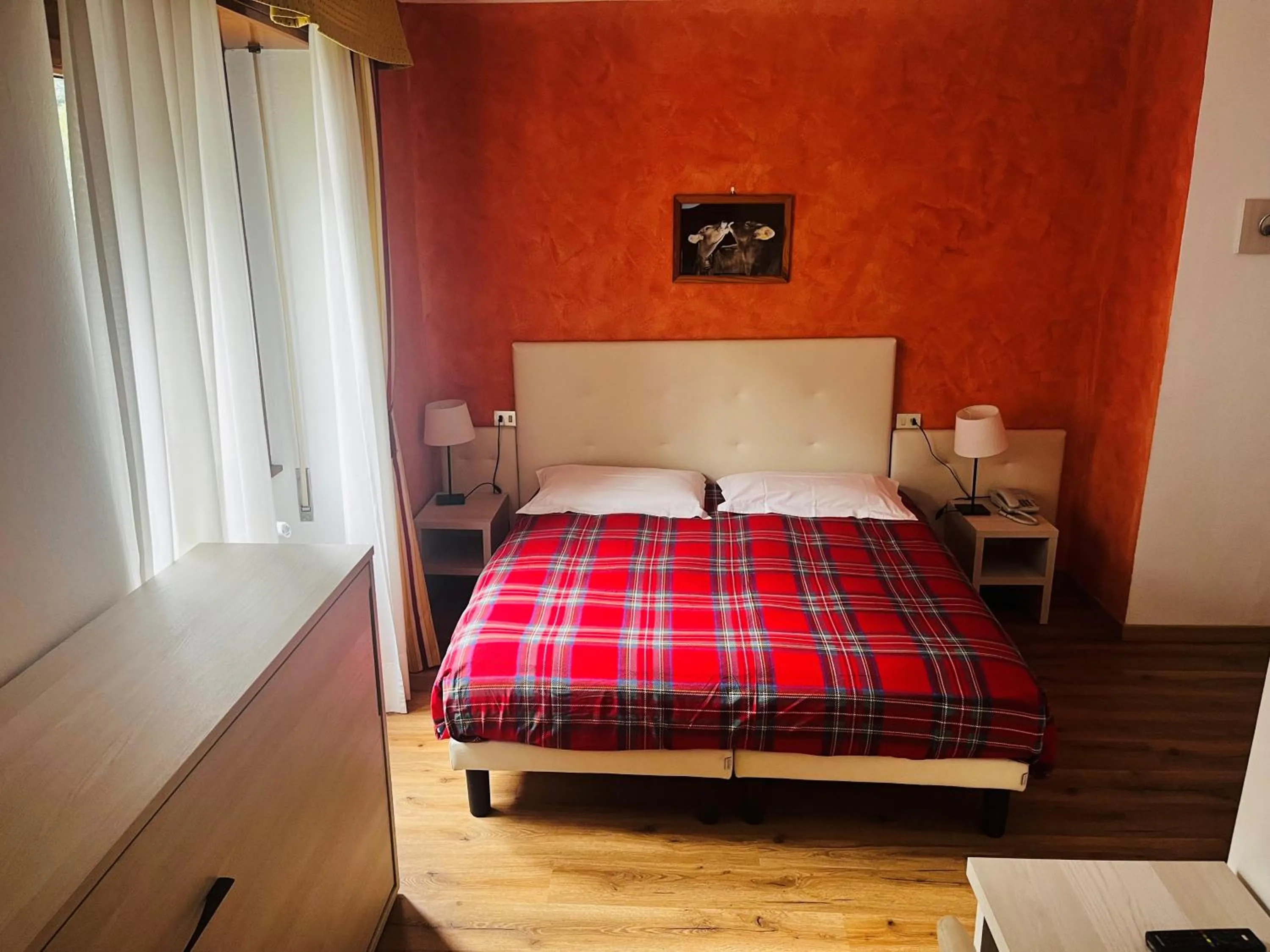 Bed in Hotel Genzianella