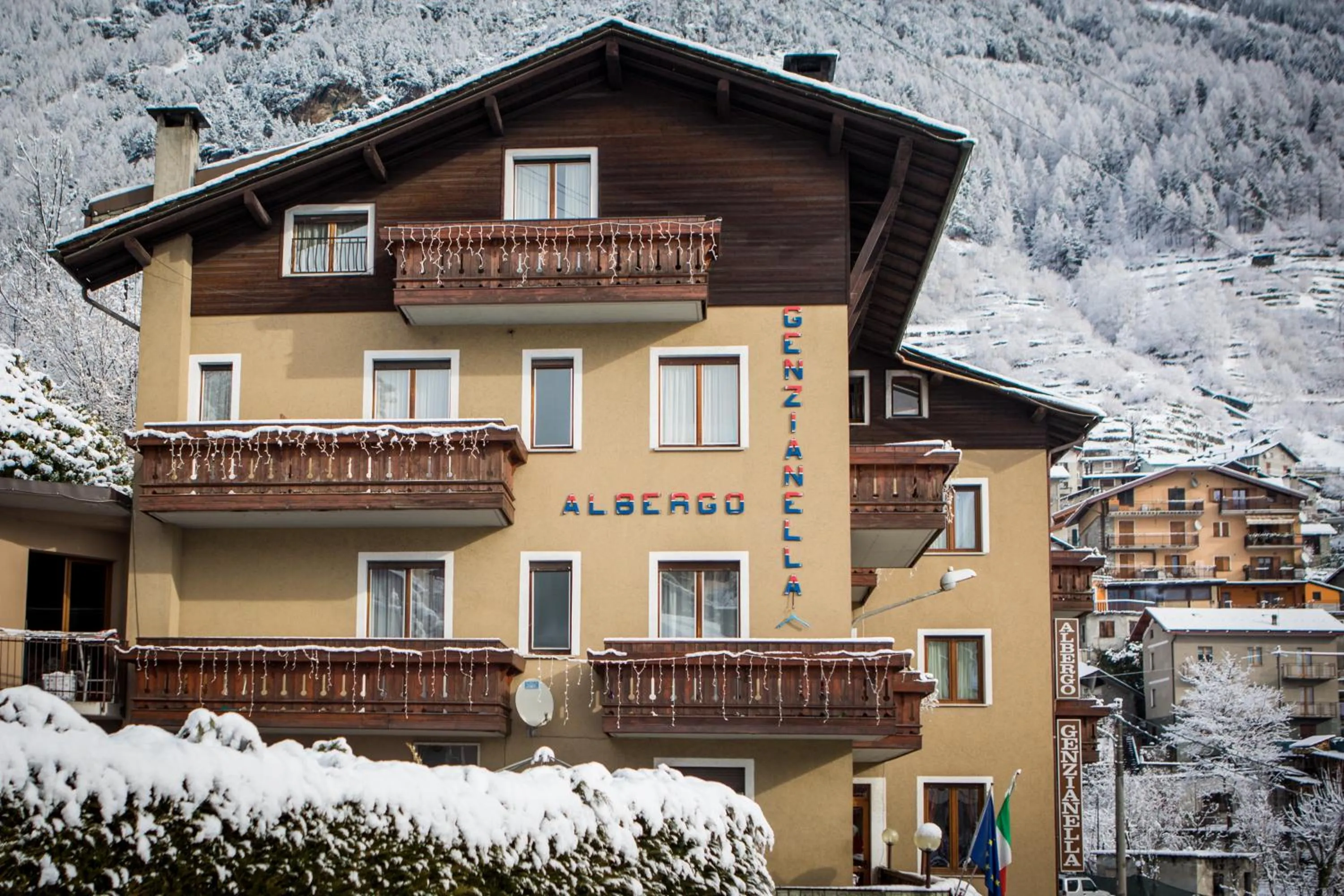 Property building in Hotel Genzianella