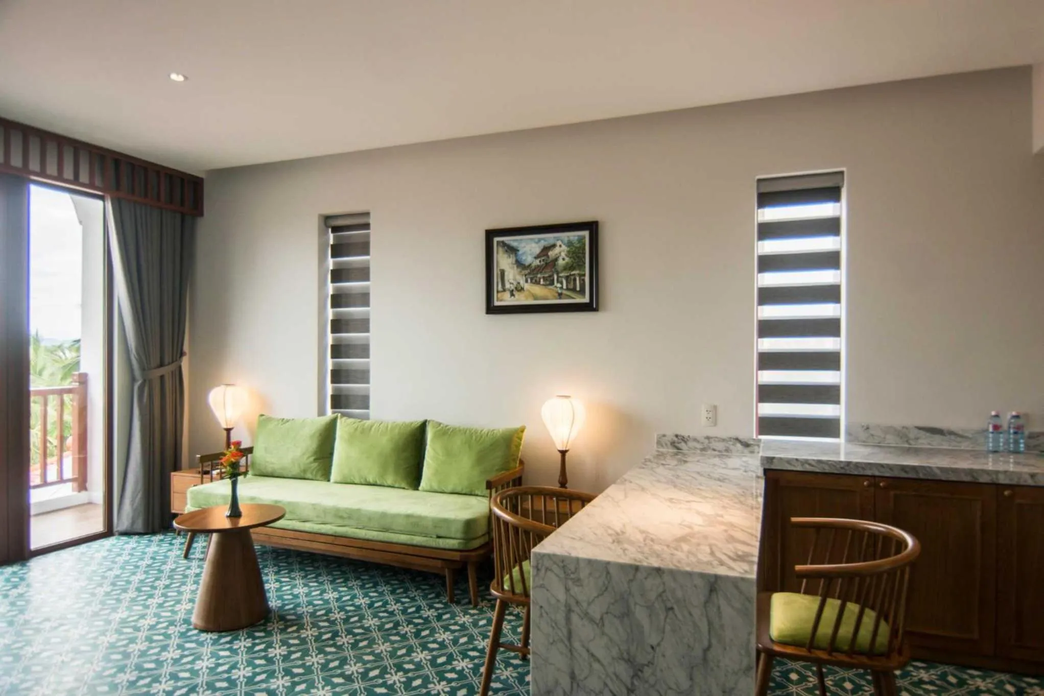 Living room, Bed in Vinh Hung Old Town Hotel