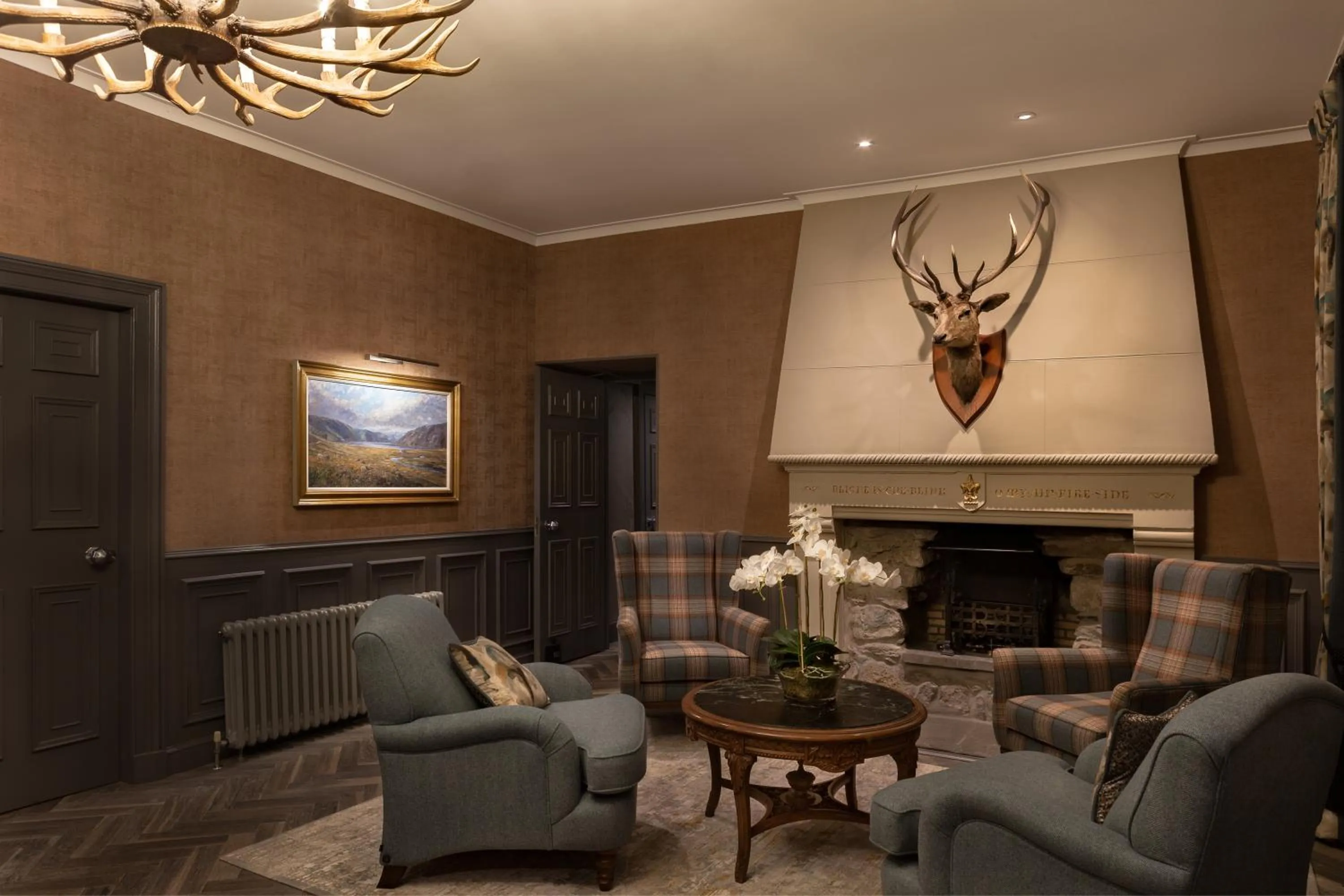 Lobby or reception in Maryculter House