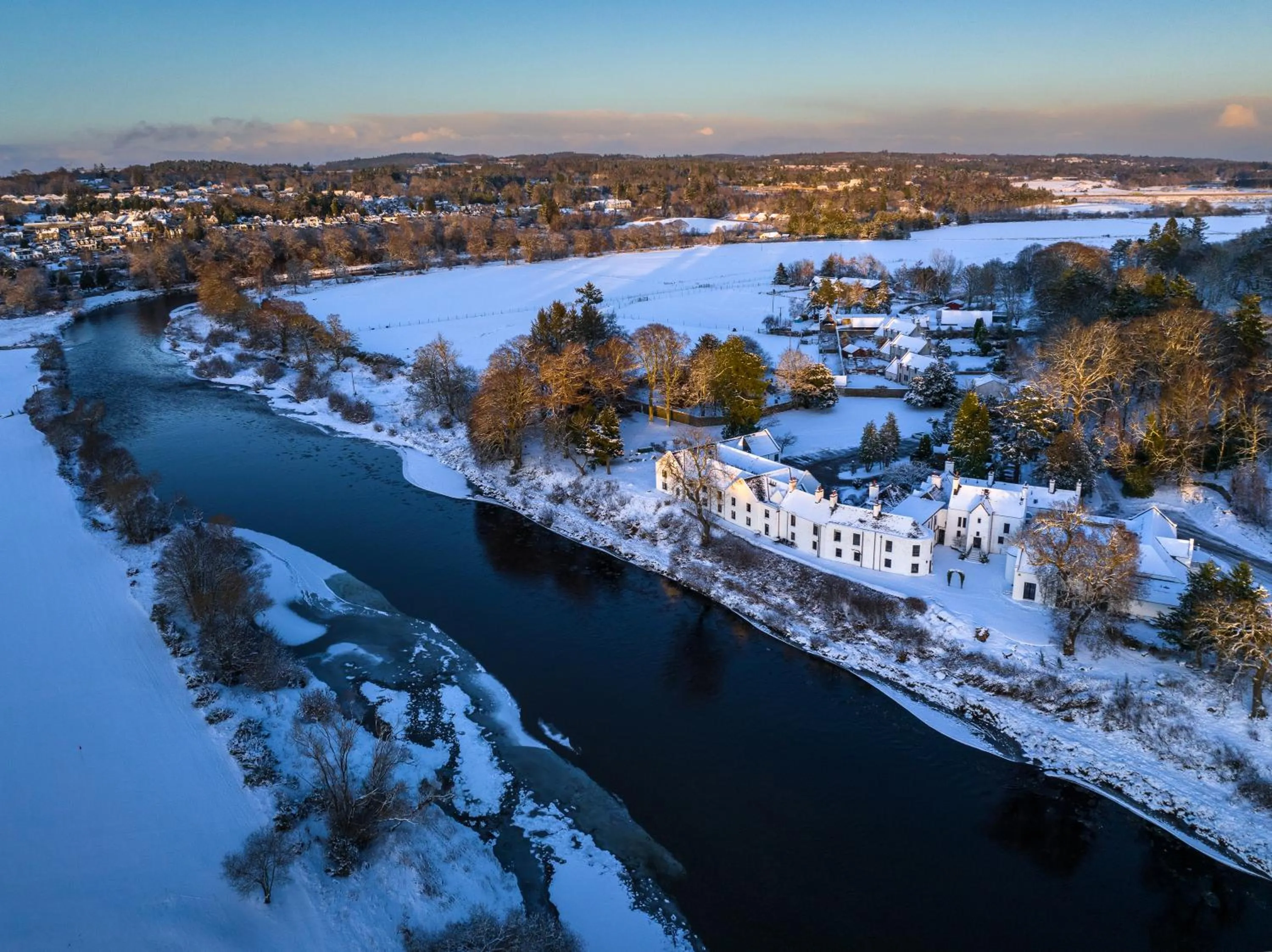 Bird's eye view in Maryculter House