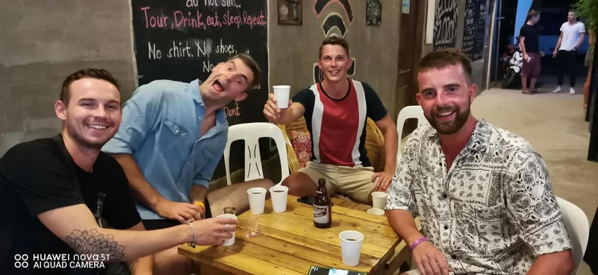 Communal lounge/ TV room in Big Paul Hostel