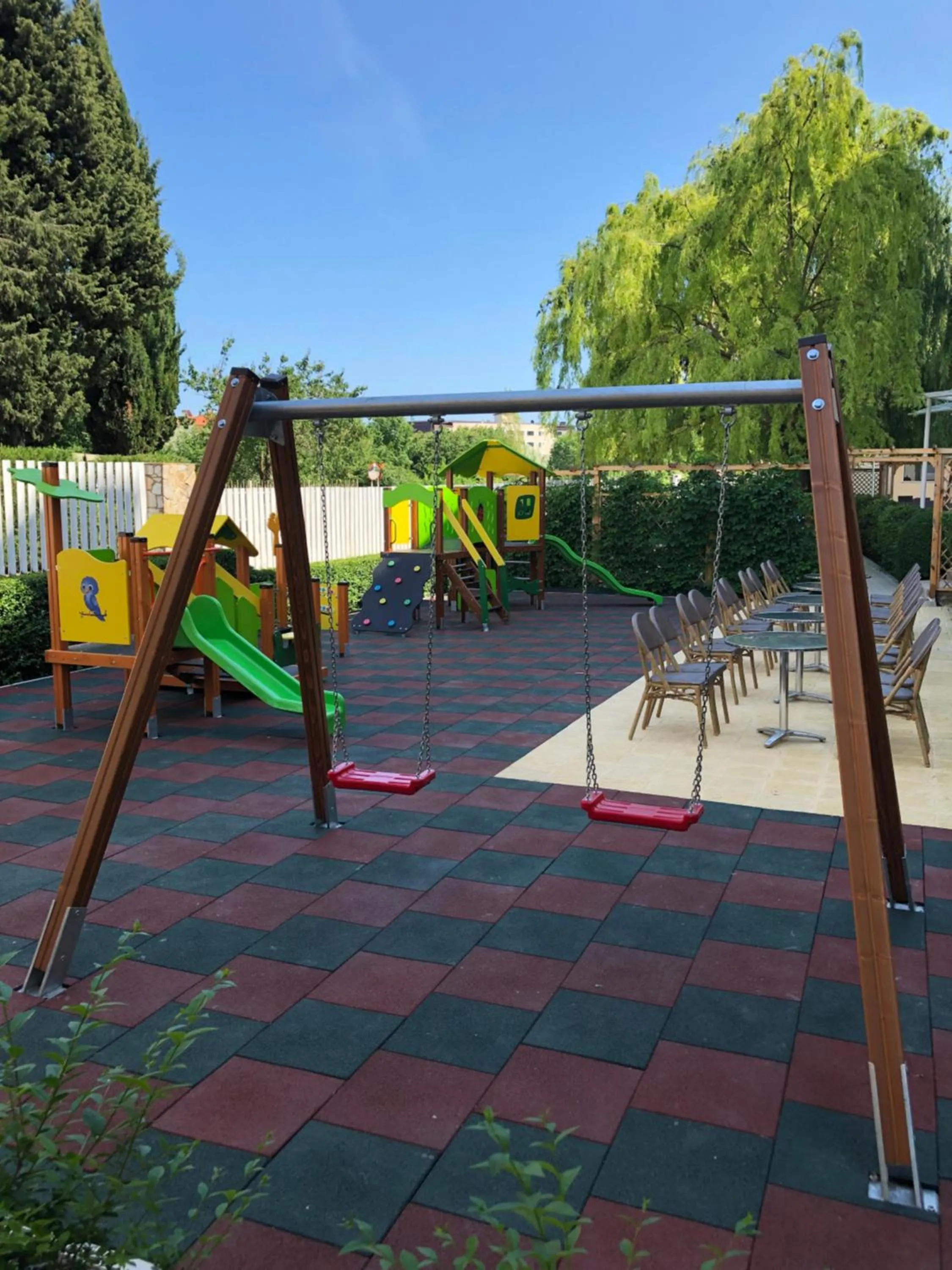 Children play ground in Villa Aurora