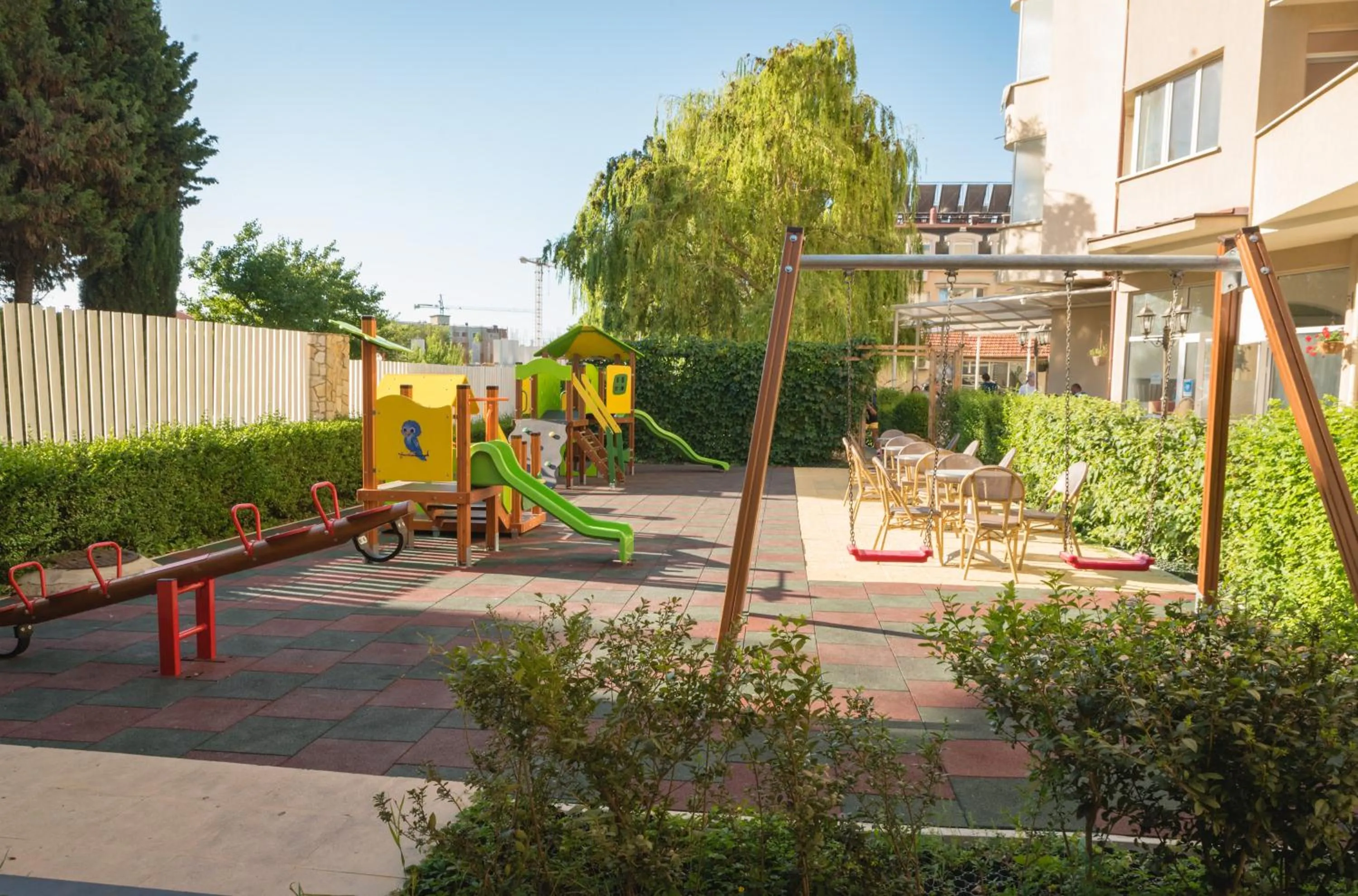 Children play ground in Villa Aurora