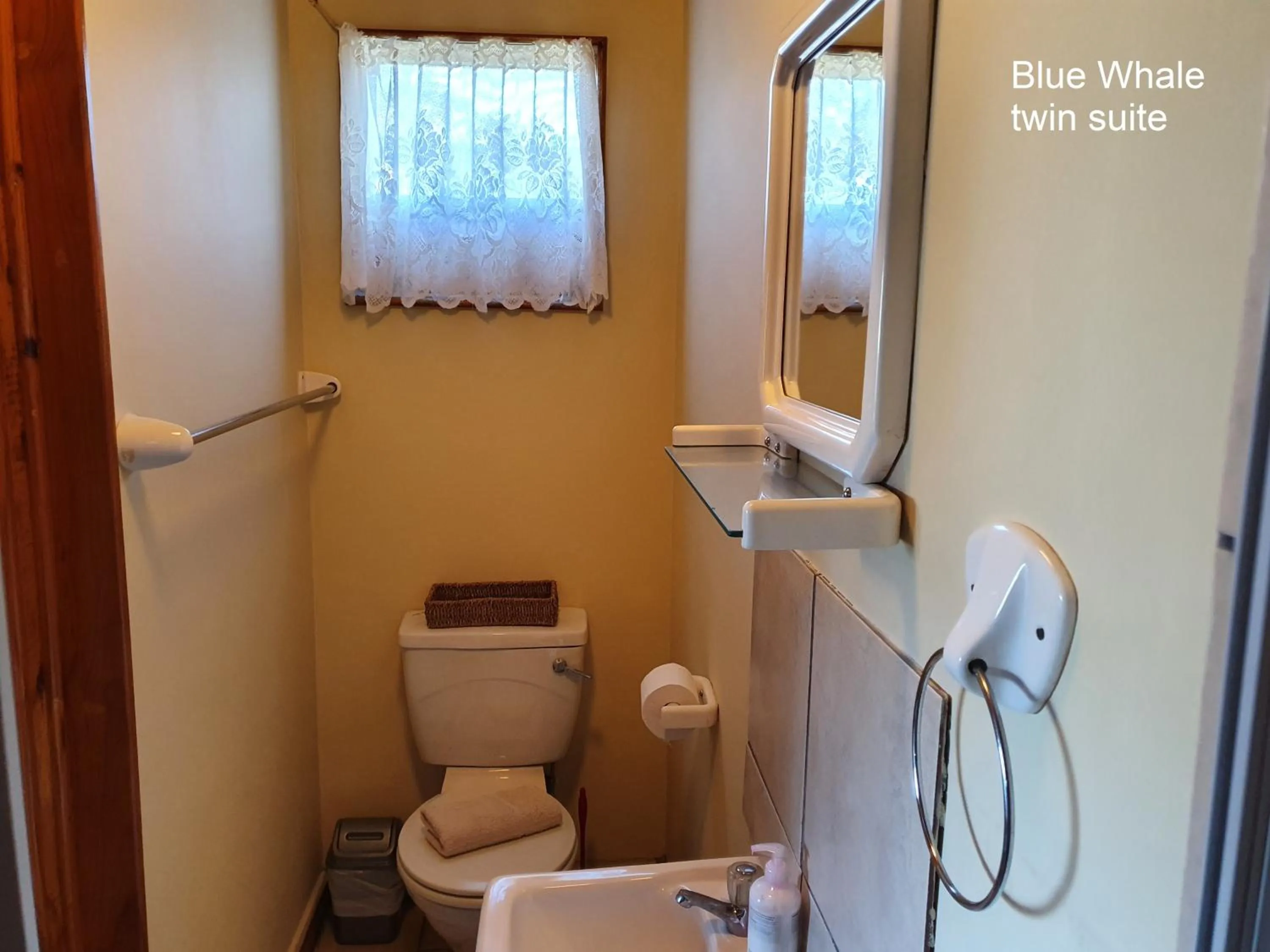 Toilet in Lakeside Accommodation