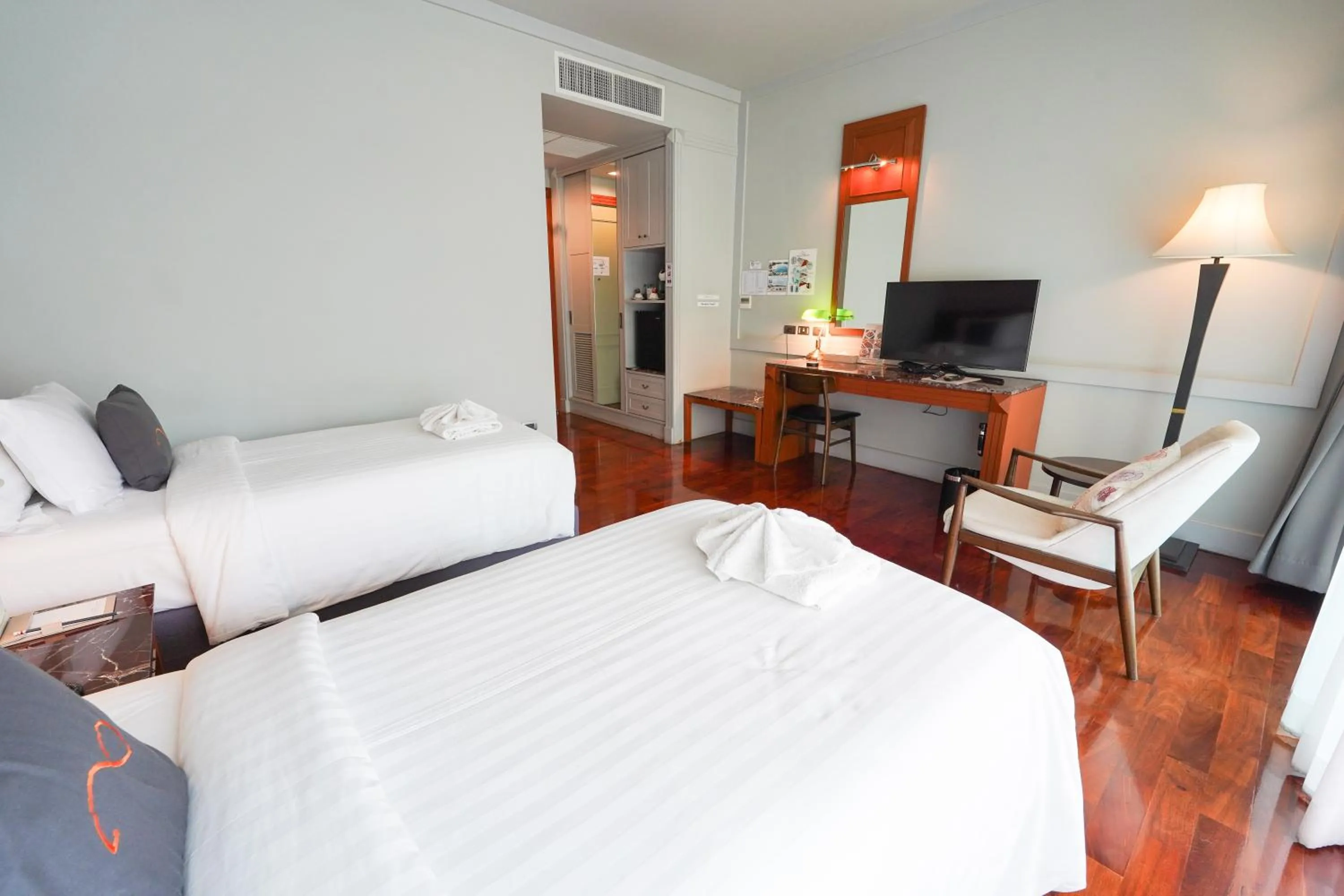 Bed in Plakan Resort