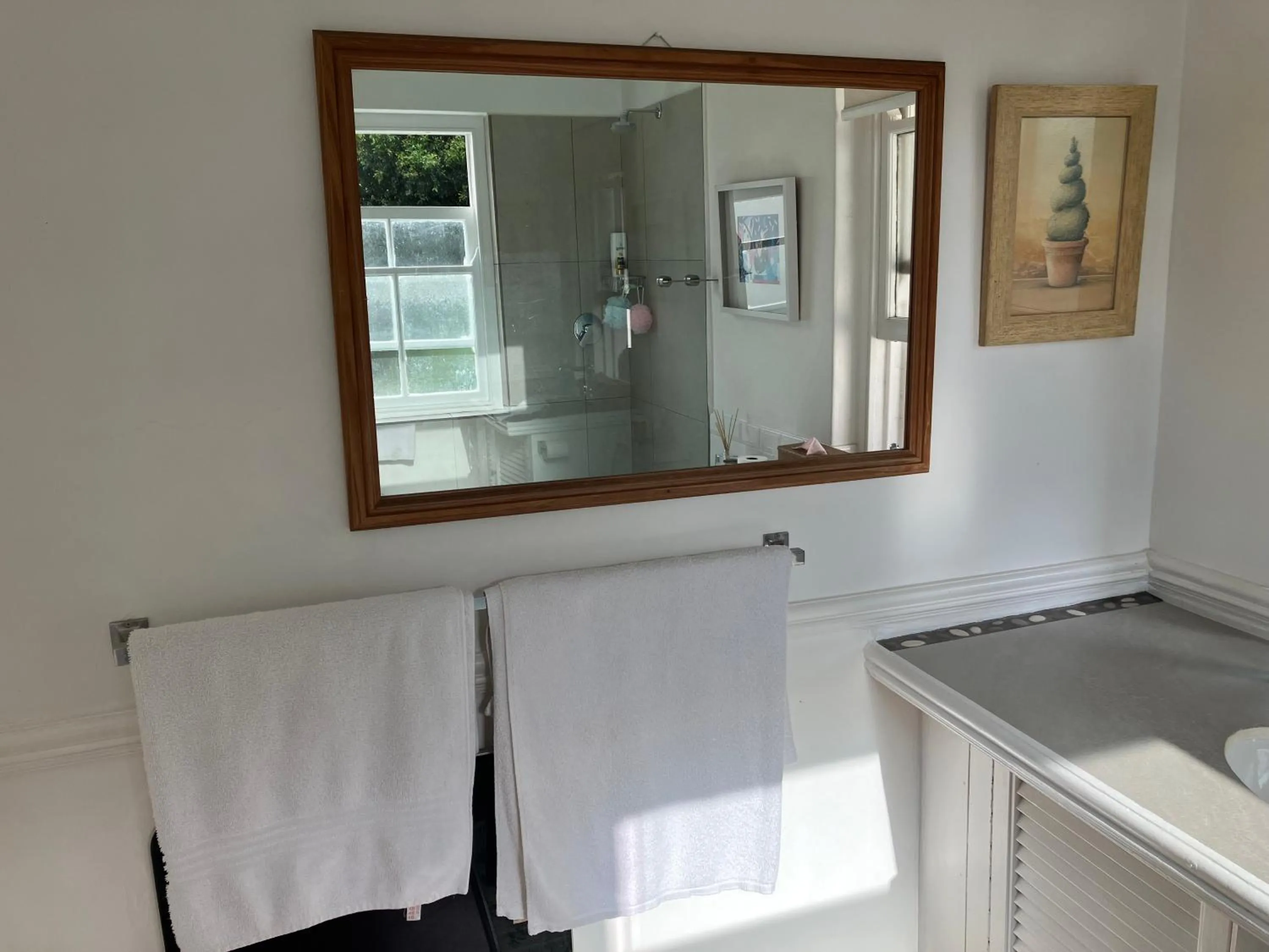 towels in Leighwood Lodge